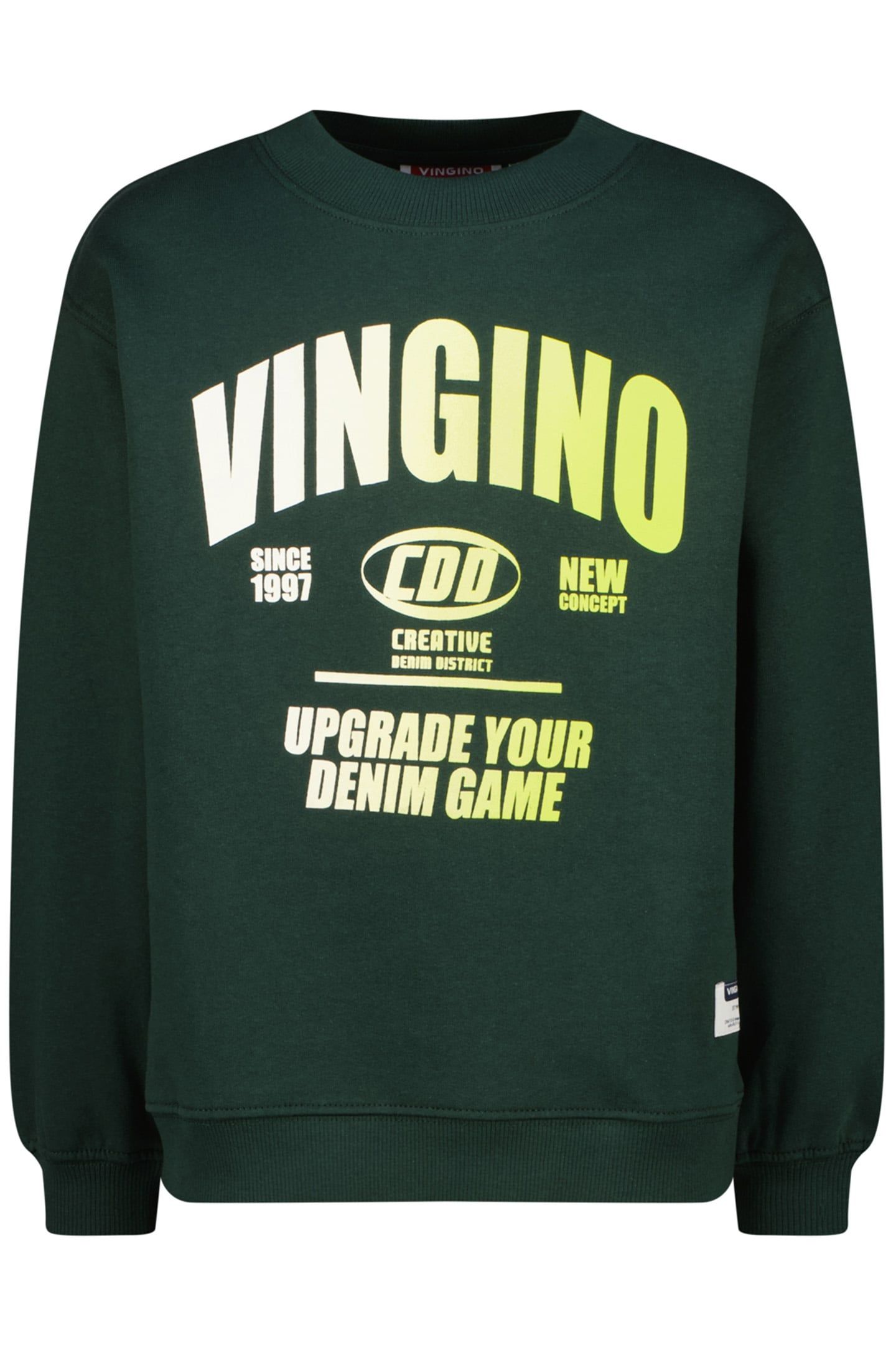 BOYS NAIL SWEATER RACING GREEN 1