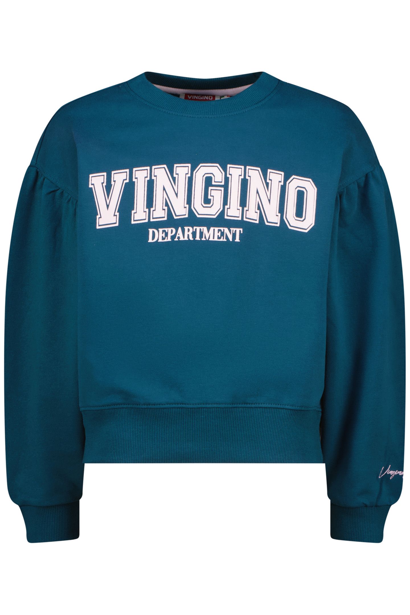 GIRLS NORAN SWEATER PETROL BLUE 1