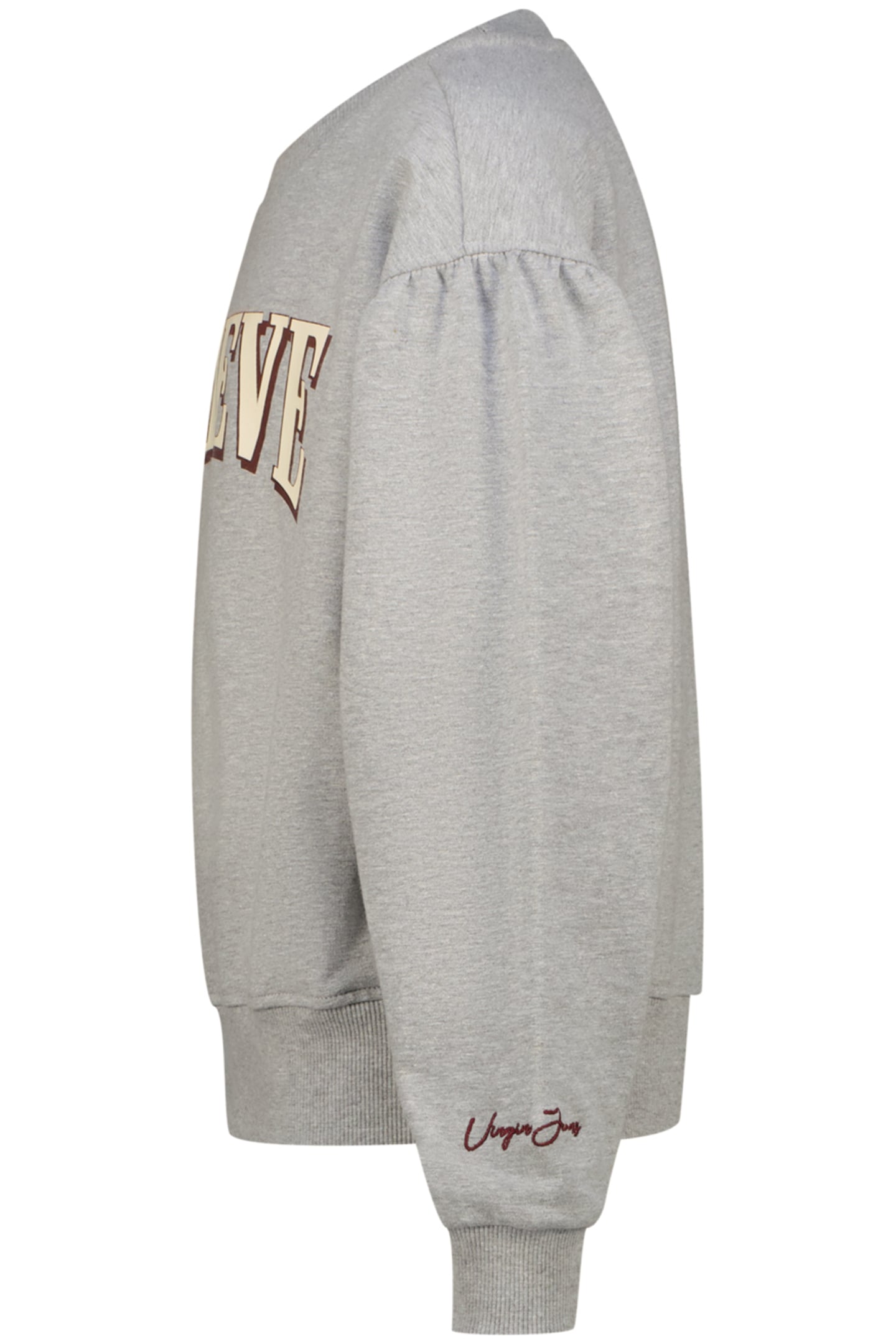 GIRLS NORAN SWEATER LIGHT GREY MELEE 3