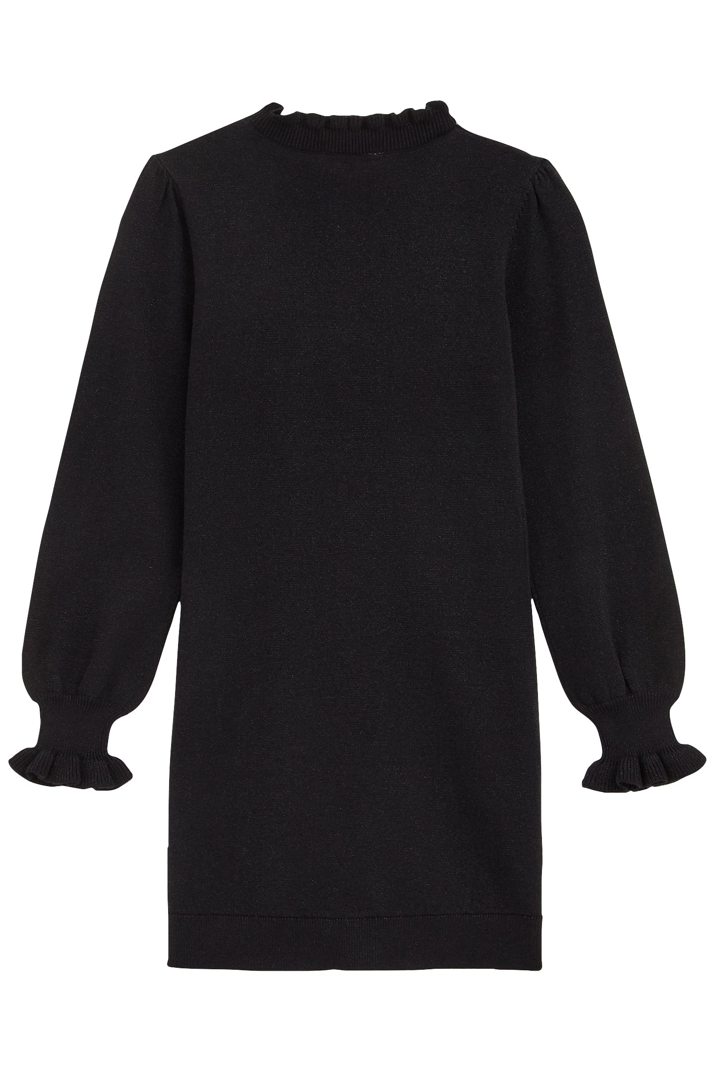 DRESS MID LENGTH BLACK 4