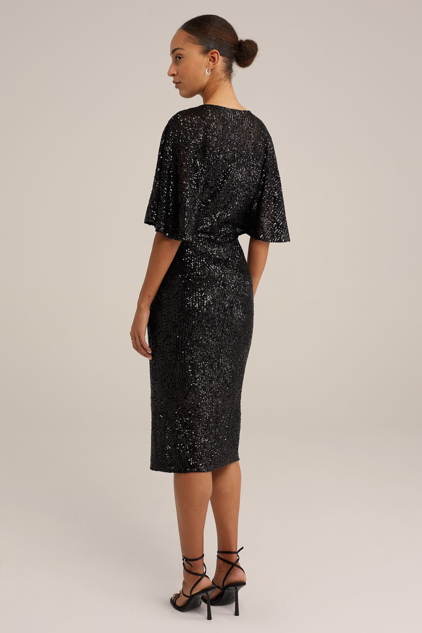 DRESS MID LENGTH BLACK 2