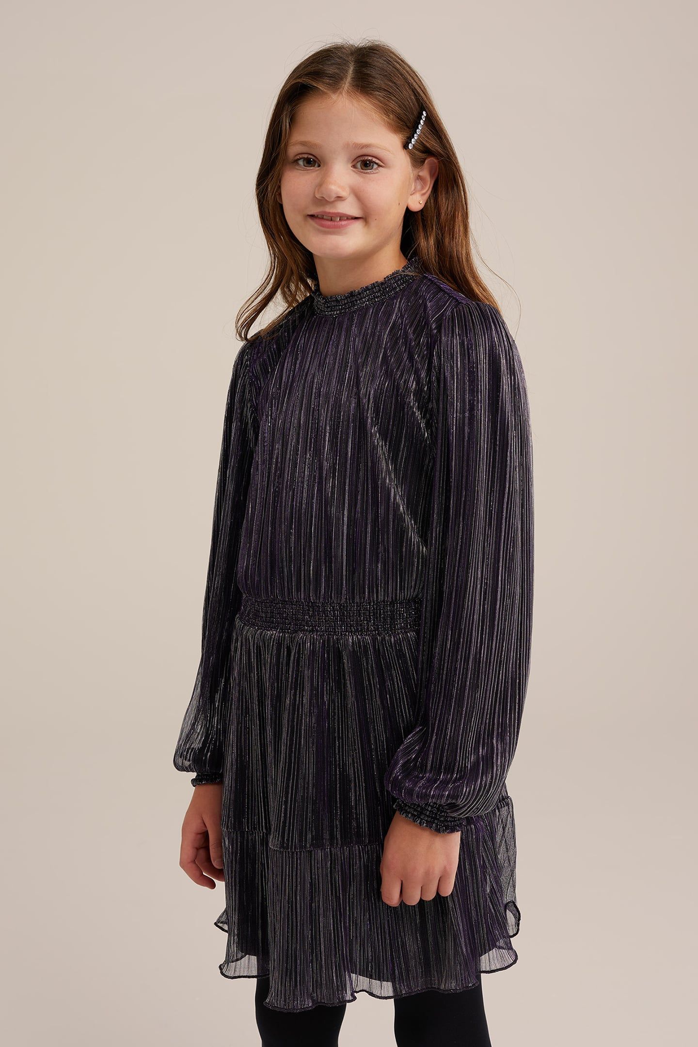 DRESS MID LENGTH PURPLE 1