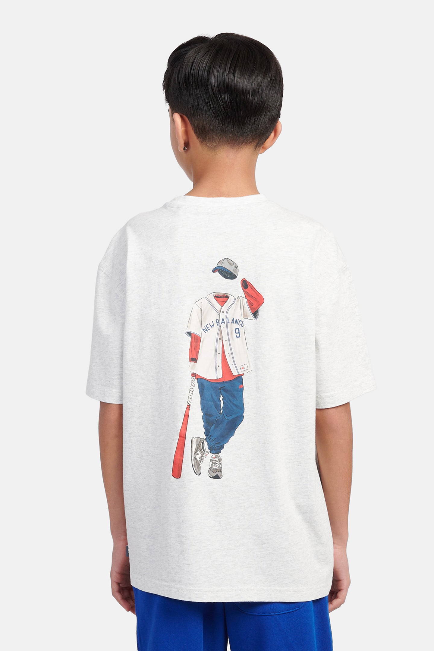 BOYS BASEBALL PLAYER BACK MADE IN USA GRAPHIC TEE 2