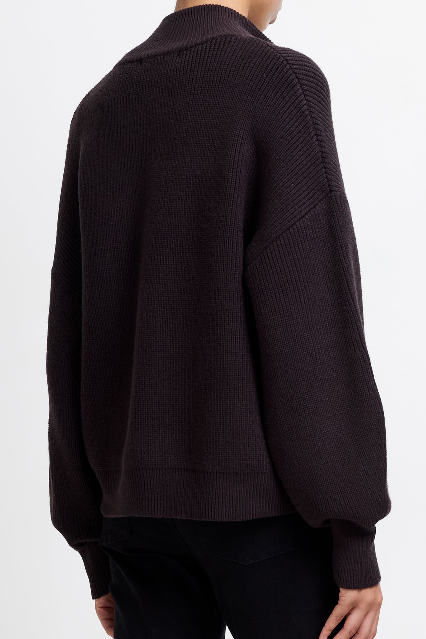 BABYSOFT HALF ZIP JUMPER CHOCOLATE GANACHE 2