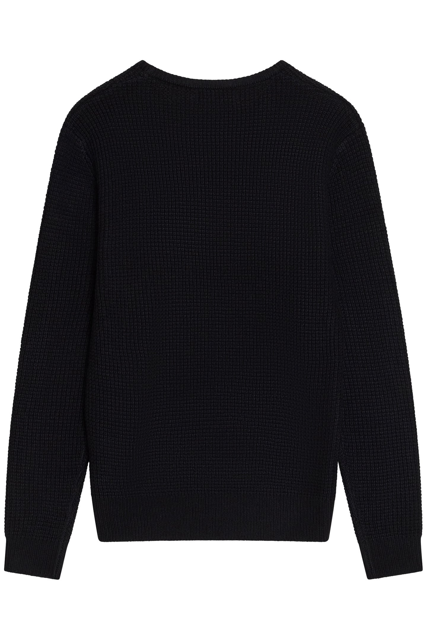 CREW WAFFLE BLACK 2