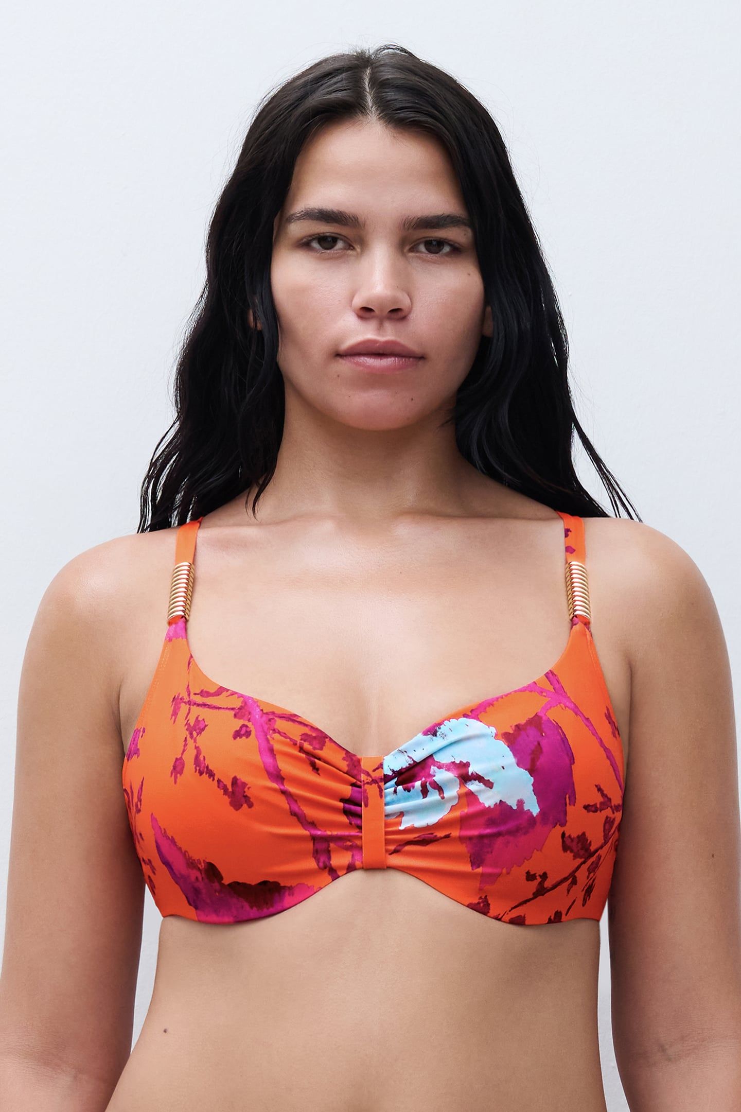 ICON BRA PAINTED FLOWERS 1