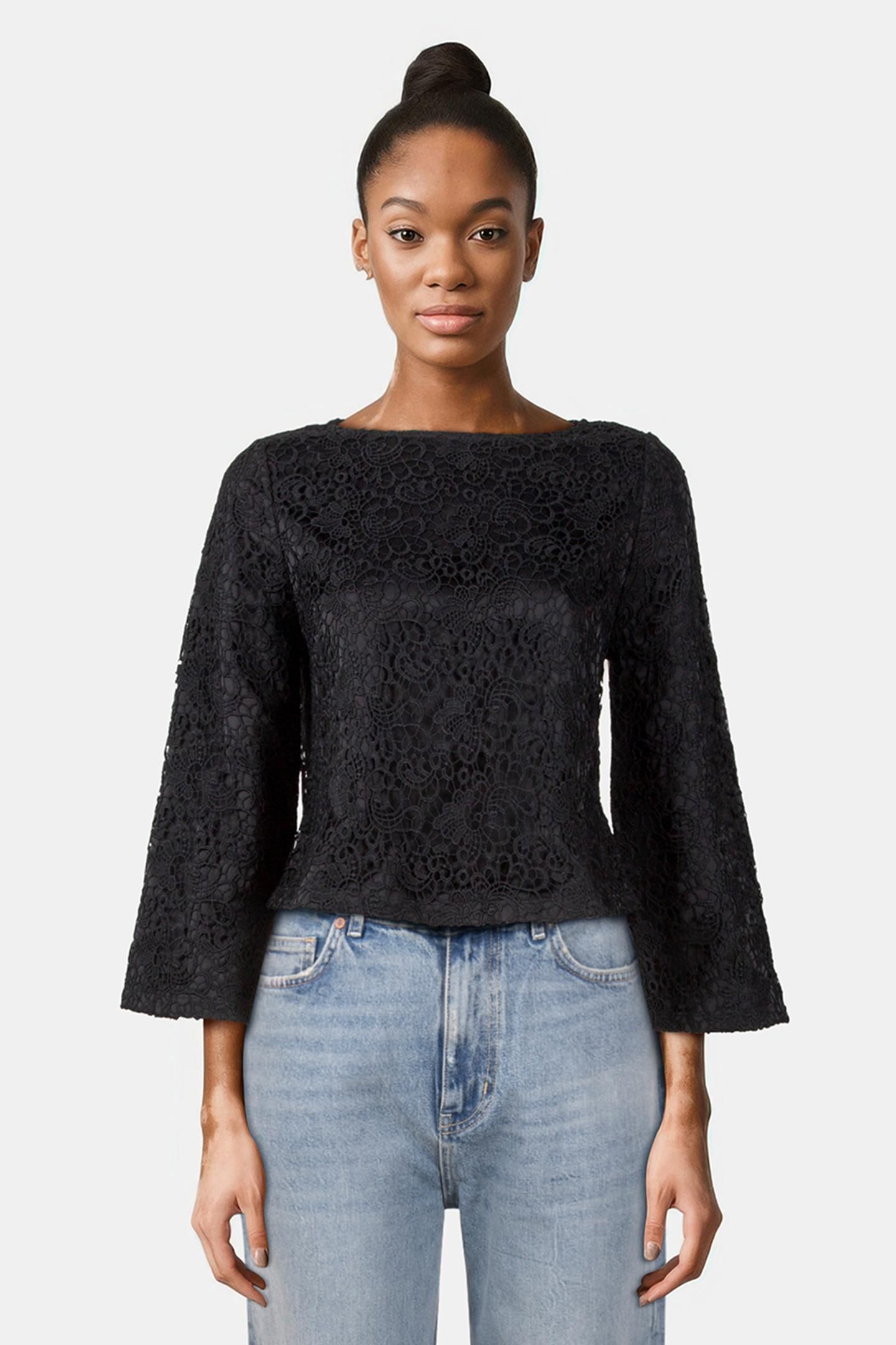 COLLIE - BLACK LACE BLOUSE 2