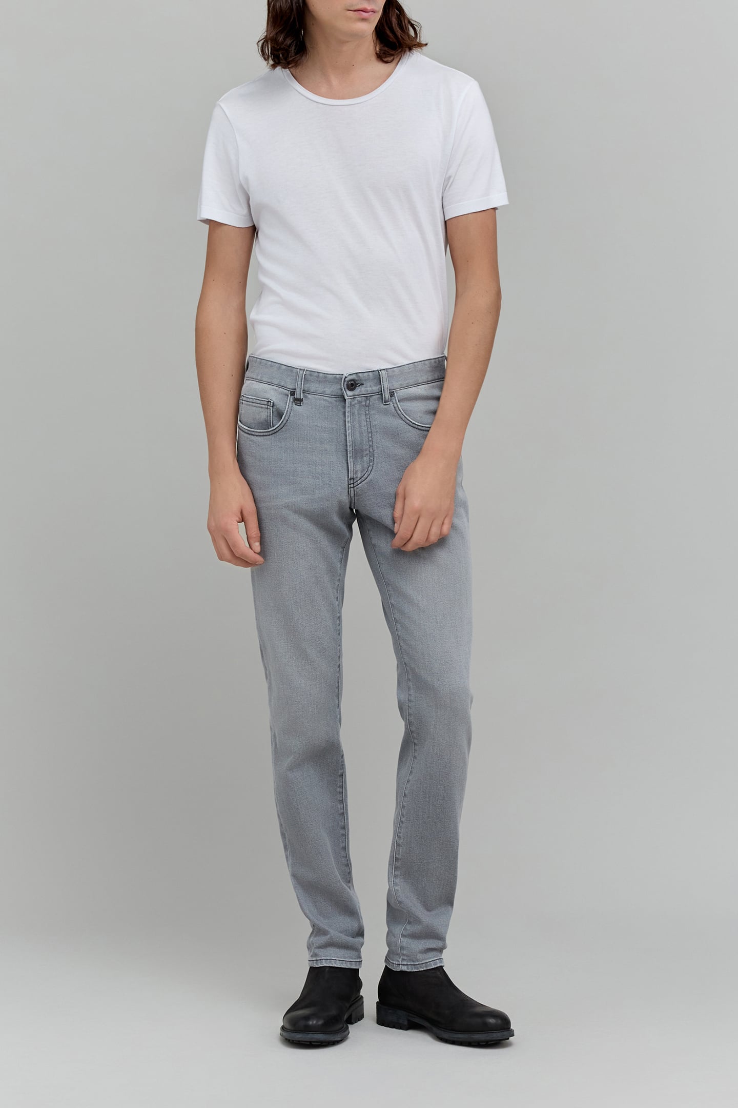 BRUCE SLIM ASPHALT JEANS BITUME 3