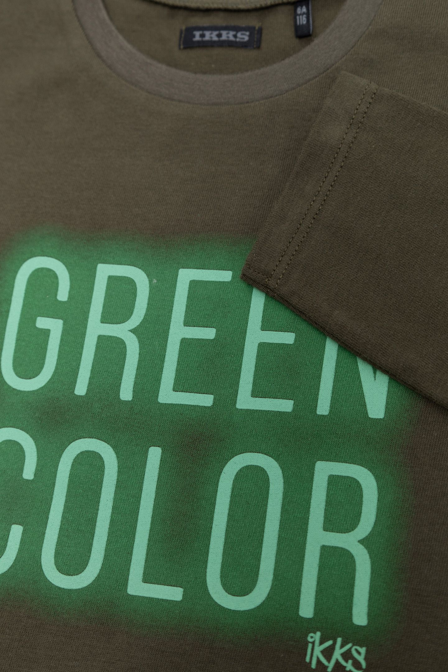 BOY'S KHAKI MESSAGE T-SHIRT 5