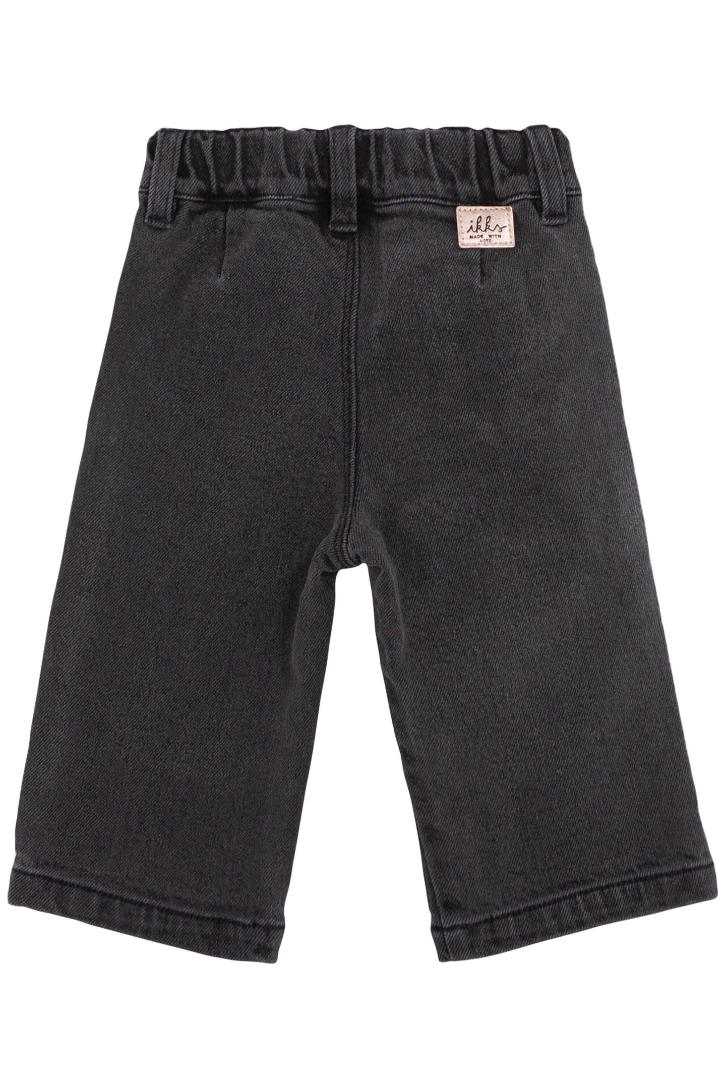 GIRL'S EMBROIDERED GREY LARGE JEANS 2