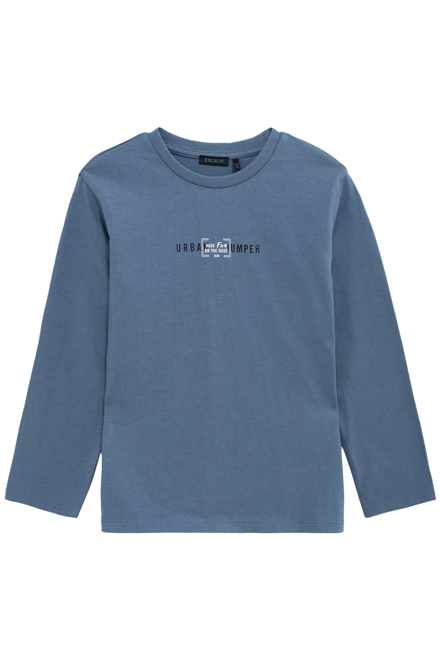 BOY'S BLUE ORGANIC COTTON T-SHIRT WITH PHOSPHORESCENT BACK 1