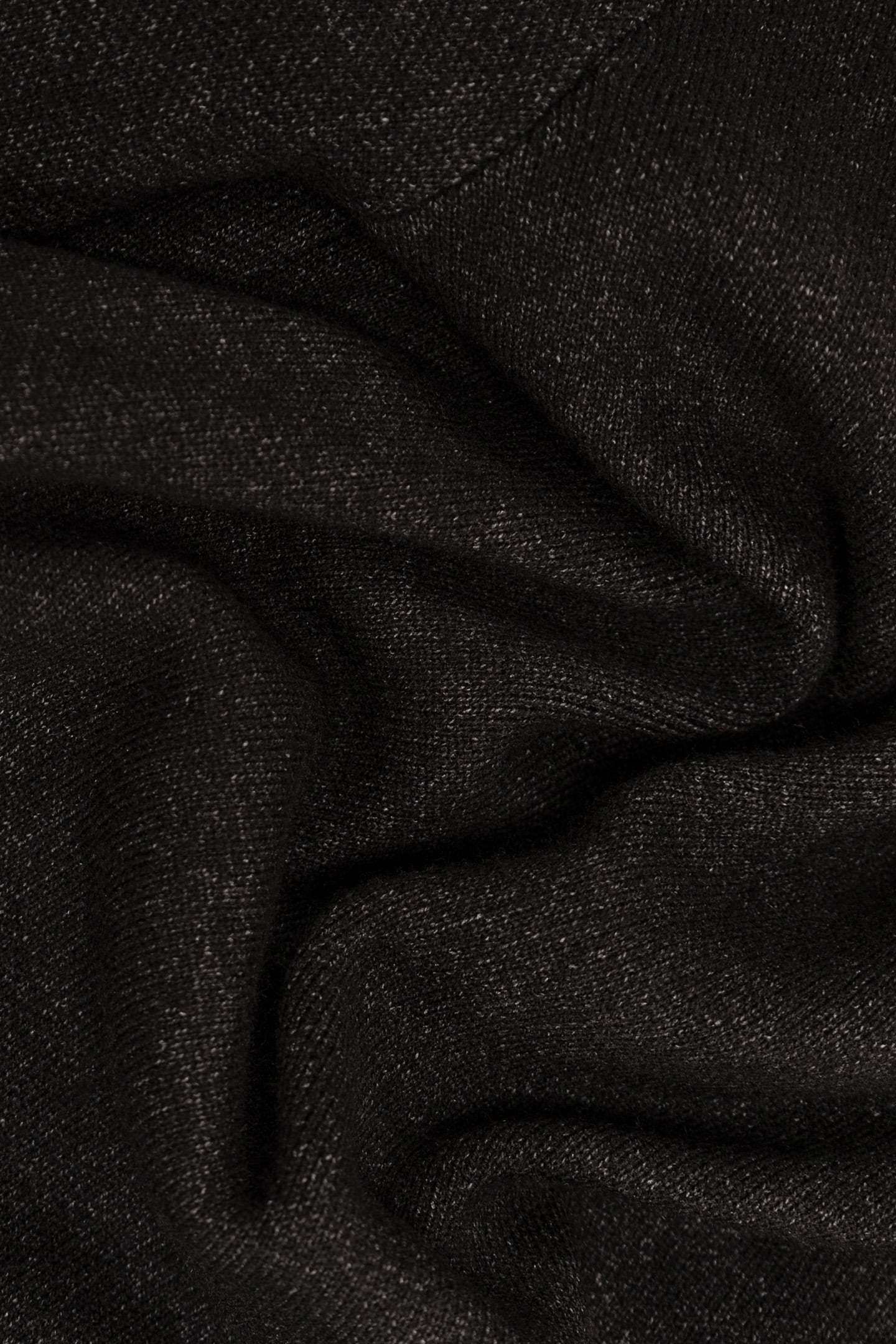 BLACK SWEATER POLO NECK INTARSIA MESSAGE BOY BACK 5