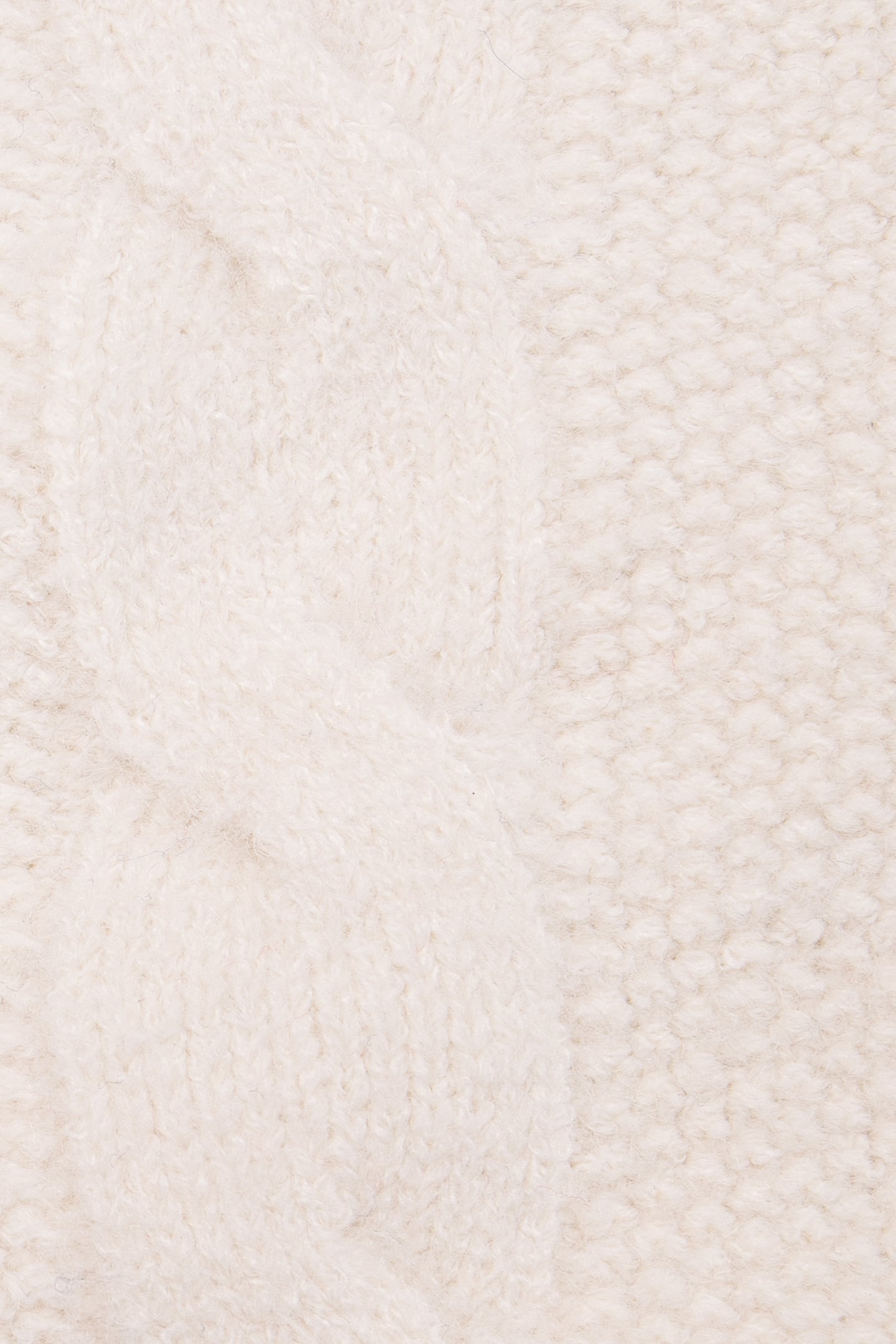 GIRL'S ECRU TURTLENECK KNIT SWEATER 6