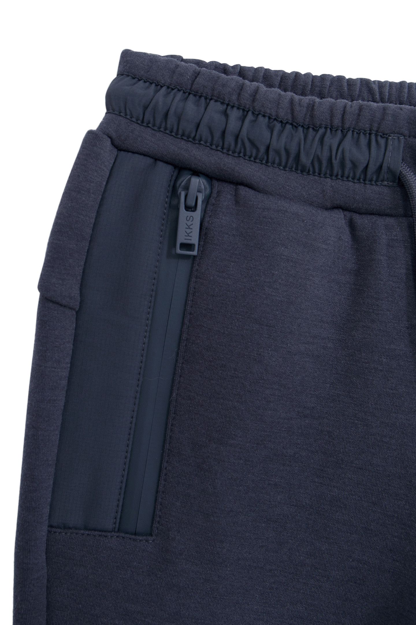 BOY'S GREY BI-MATERIAL JOGGING SUIT WITH ZIPPED POCKETS 6