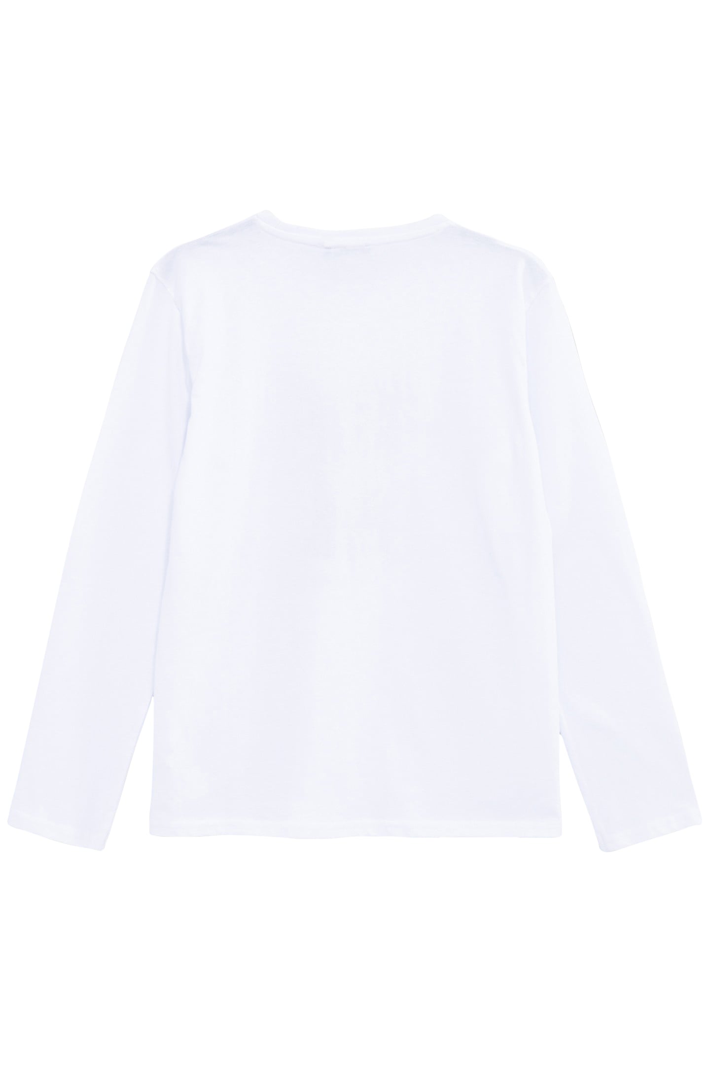 WHITE T-SHIRT ORGANIC COTTON MAXI MESSAGE BOY 2