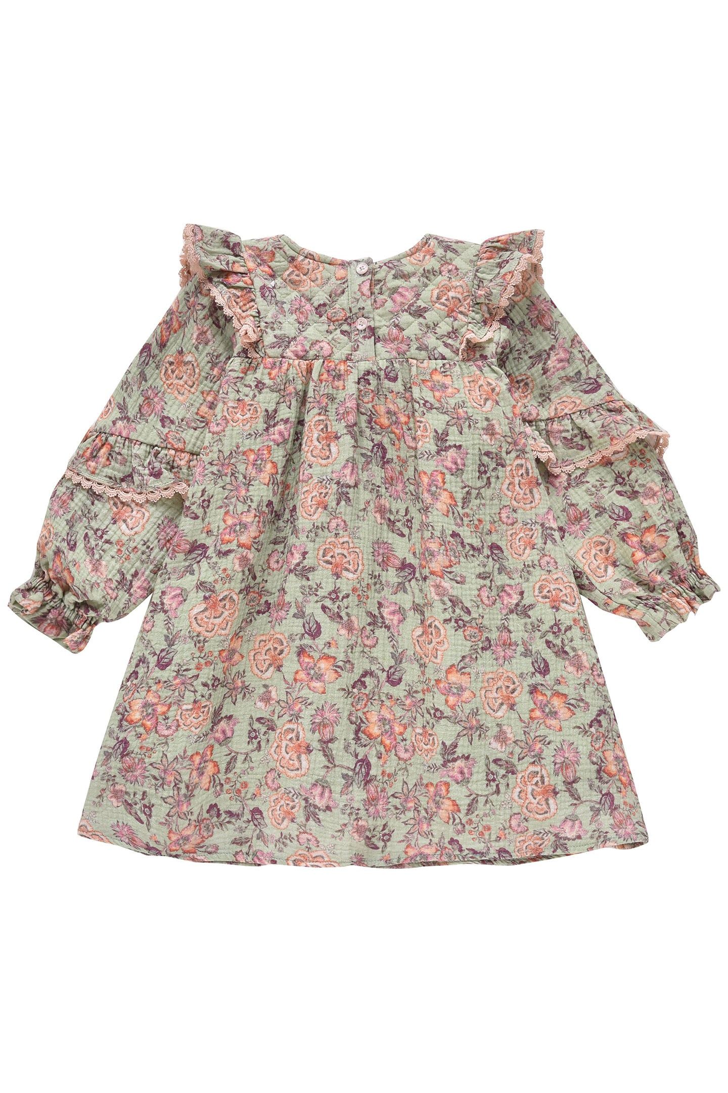 DRESS LARA KHAKI TROPICAL LOON 2