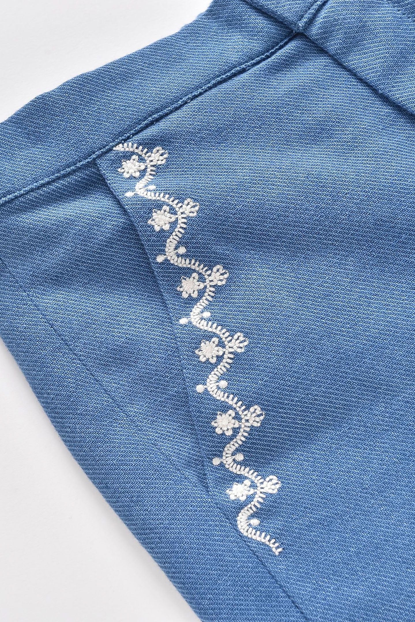 PANTS FLOR BLUE 8