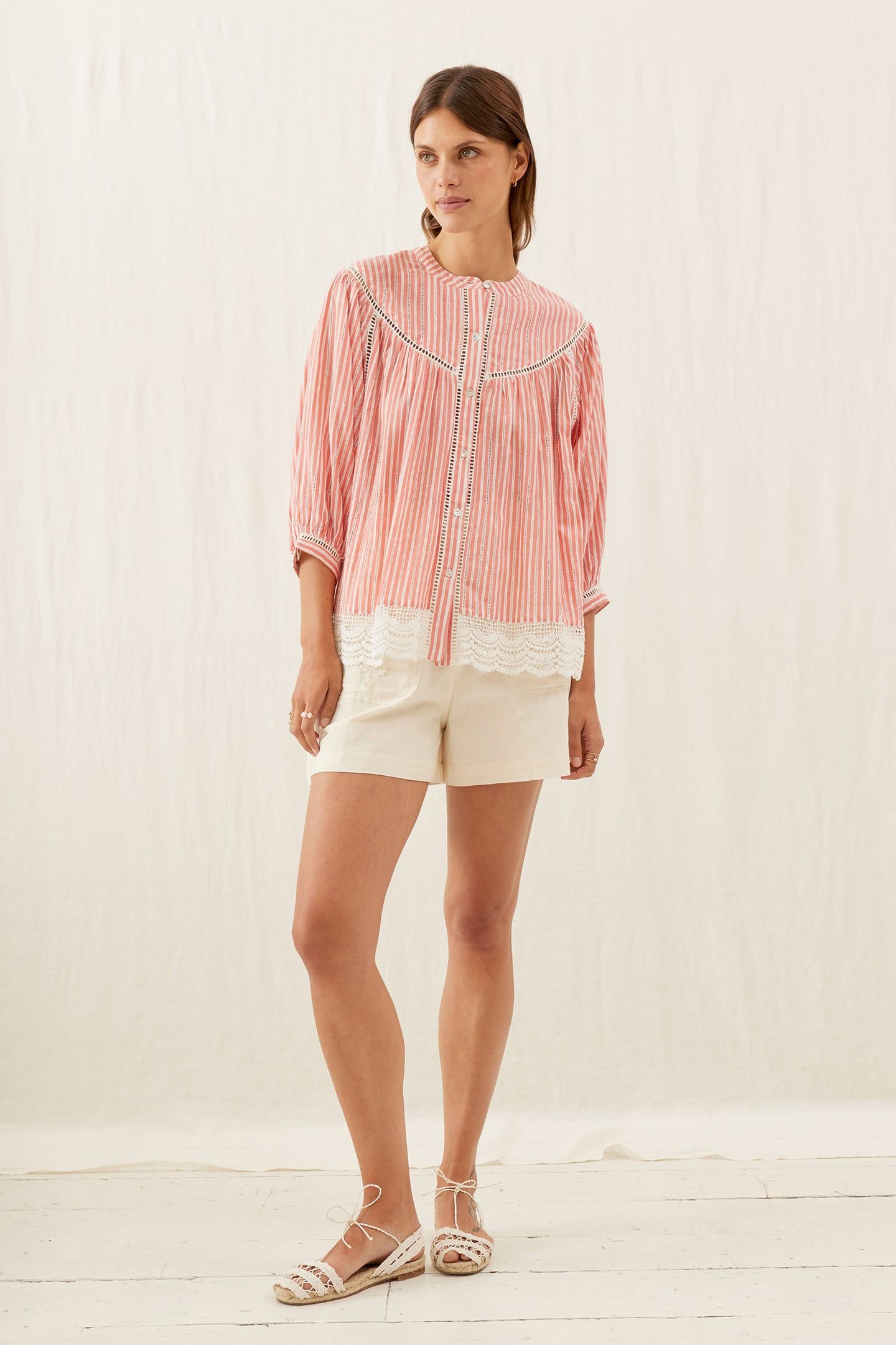 SHIRT LIVIE STRAWBERRY STRIPES 1