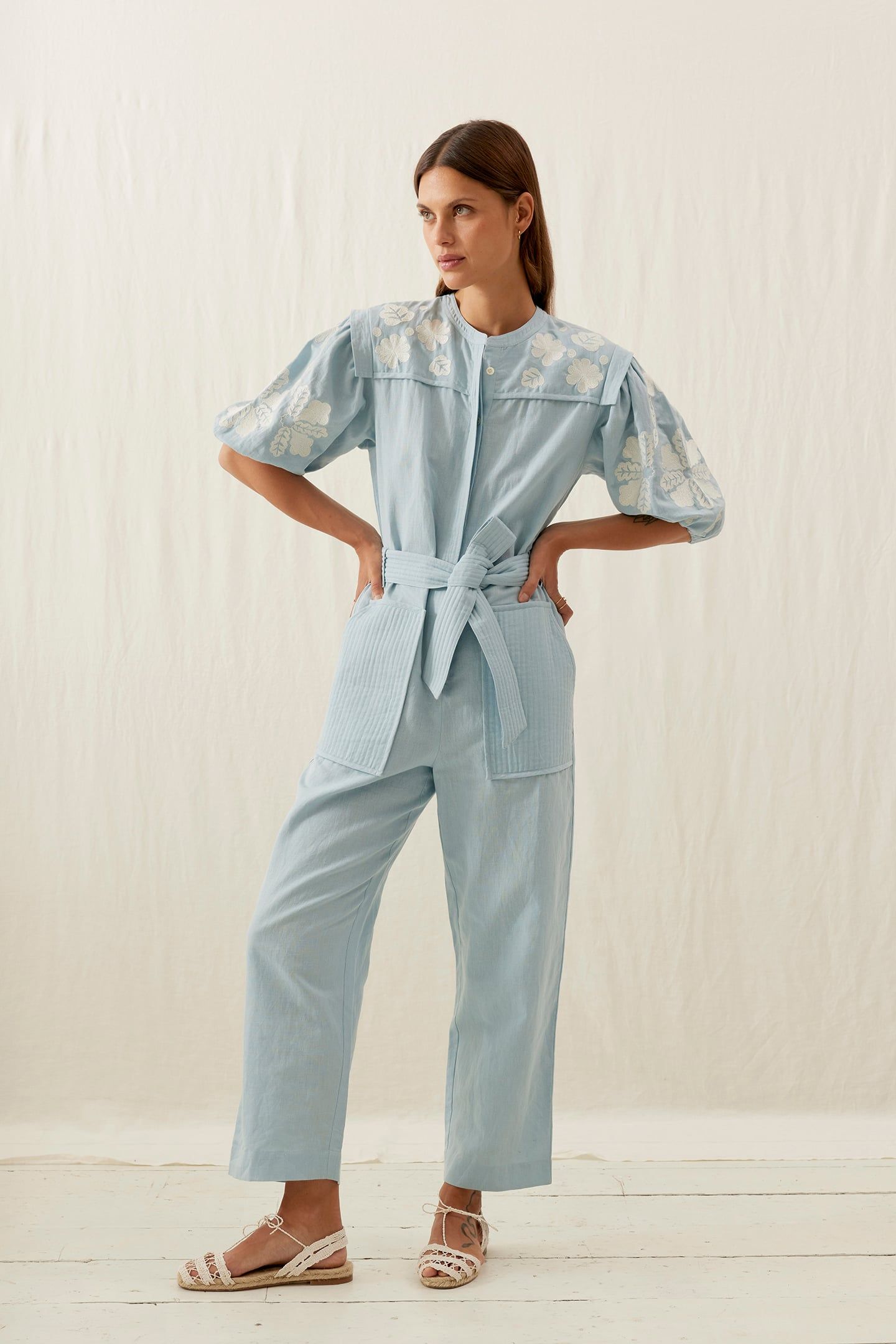OVERALLS SYLVIANE BLUE 4