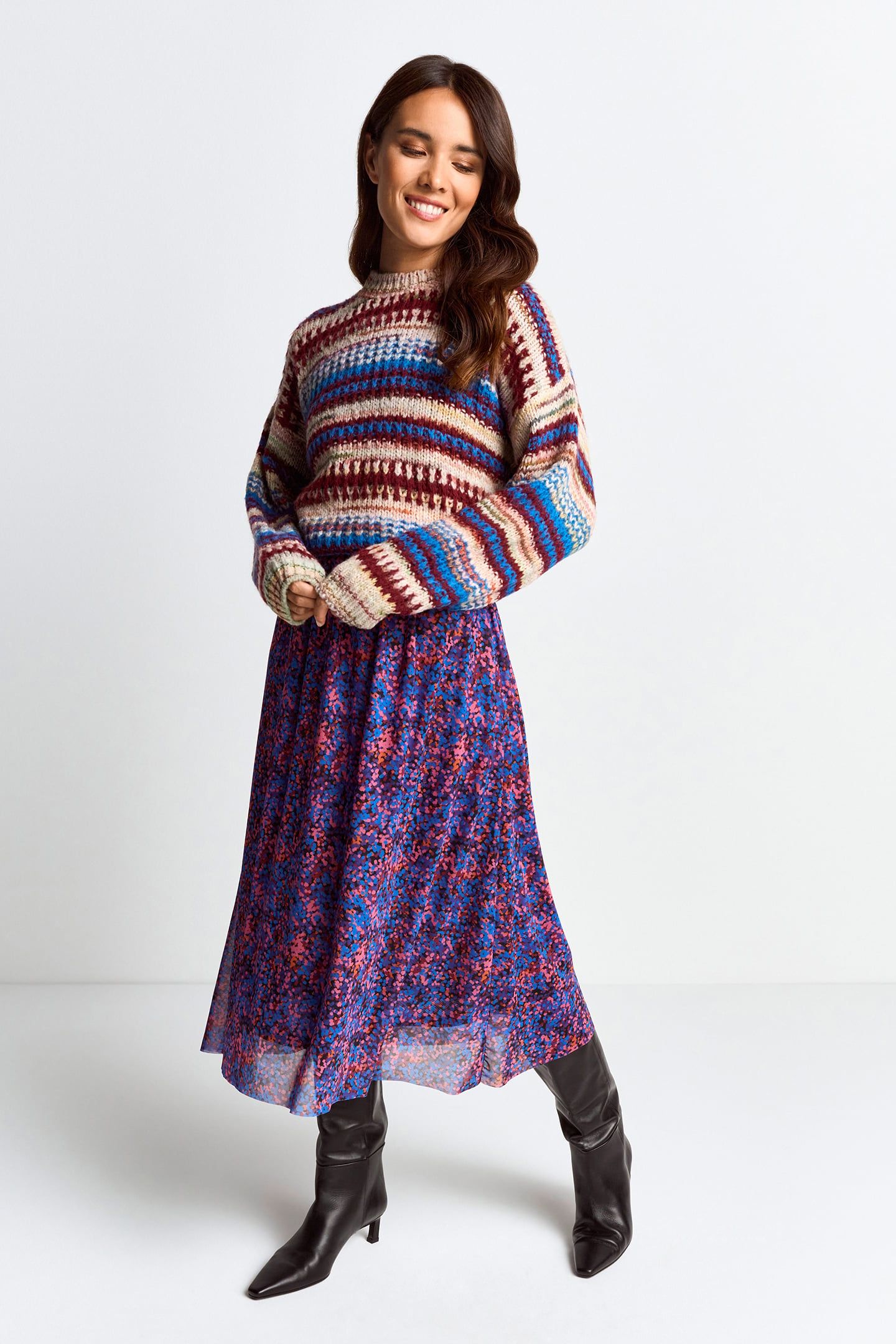 CREW NECK WITH YARN MIX ORIGINAL 2
