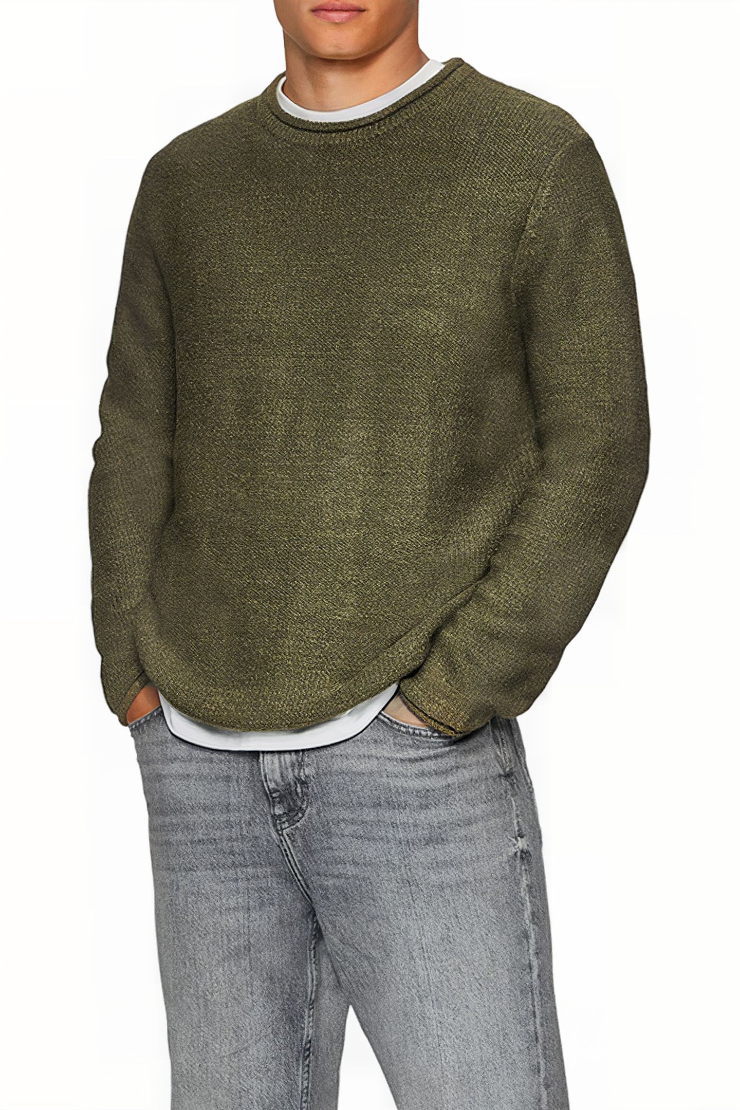 S.OLIVER-QS PULLOVER GREEN 1