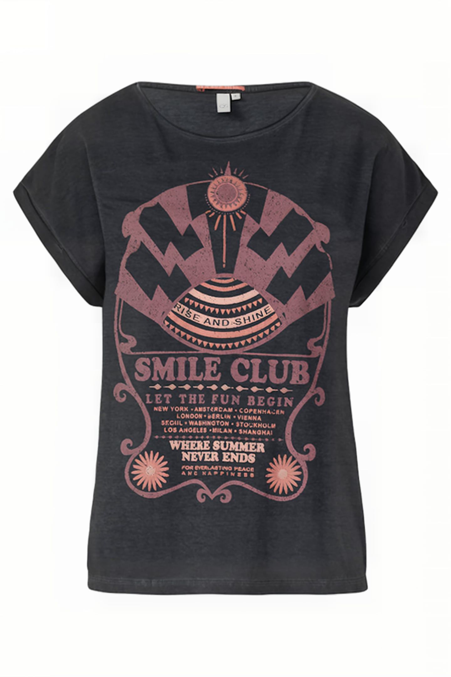 S.OLIVER-QS T-SHIRTS BLACK 4