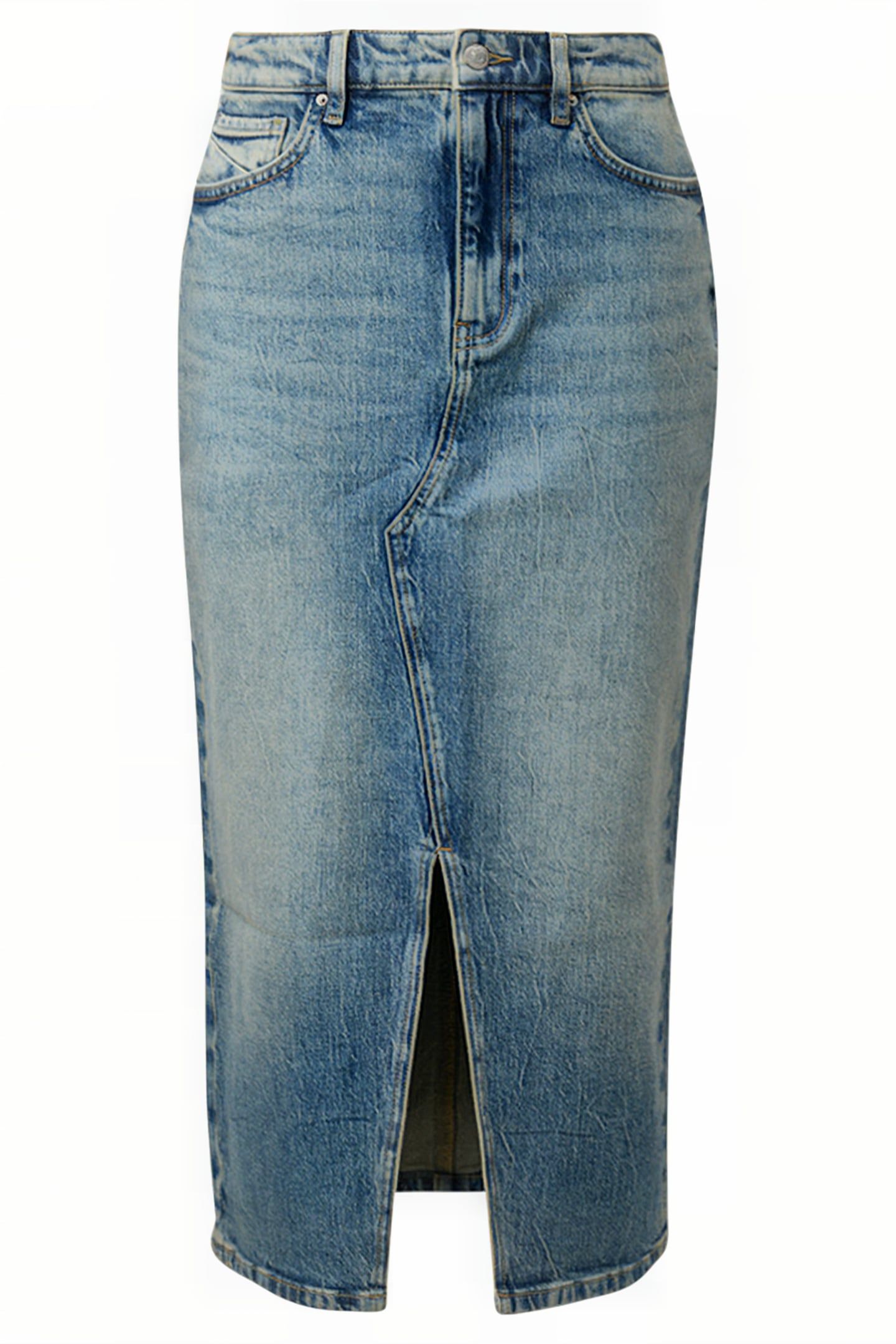 S.OLIVER-QS SKIRT BLUE DENIM 3