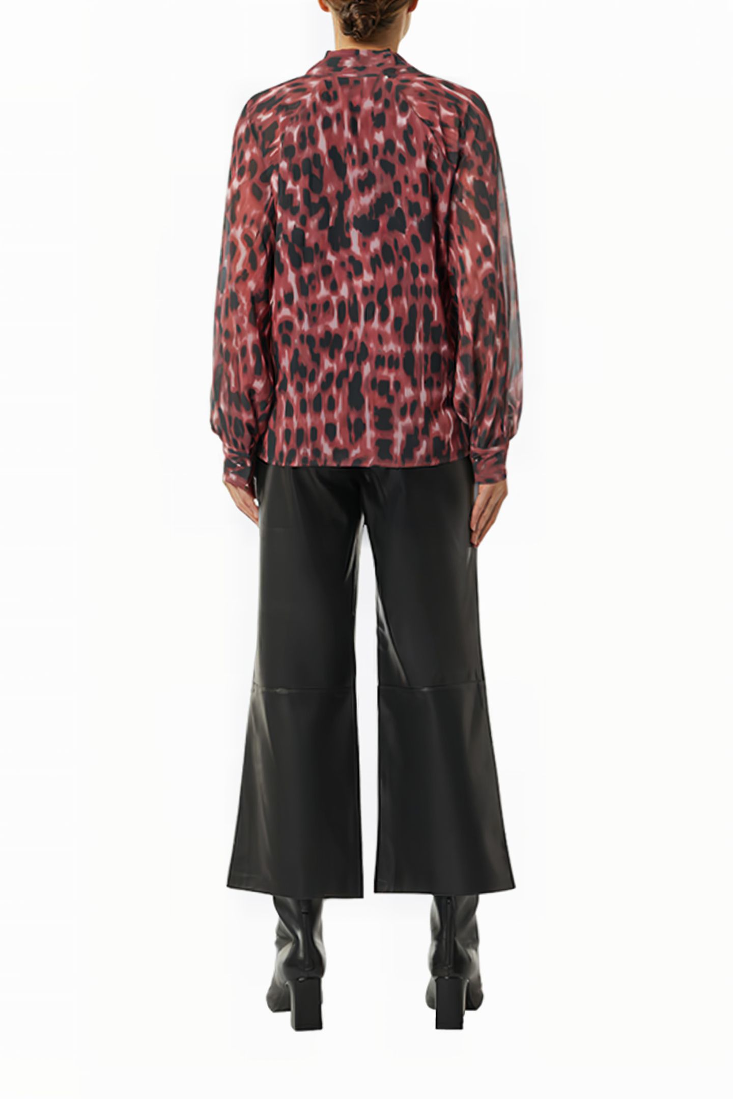 BLOUSE DARK RED 2