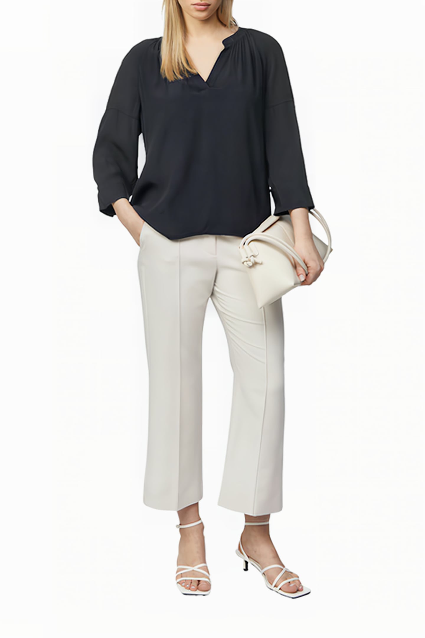 COMMA BLOUSES BLUE MARINE 2