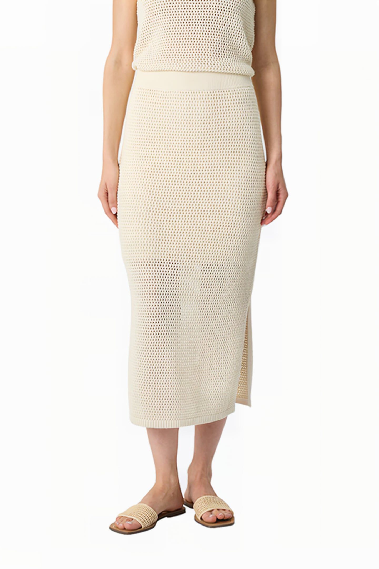COMMA SKIRTS WHITE 1
