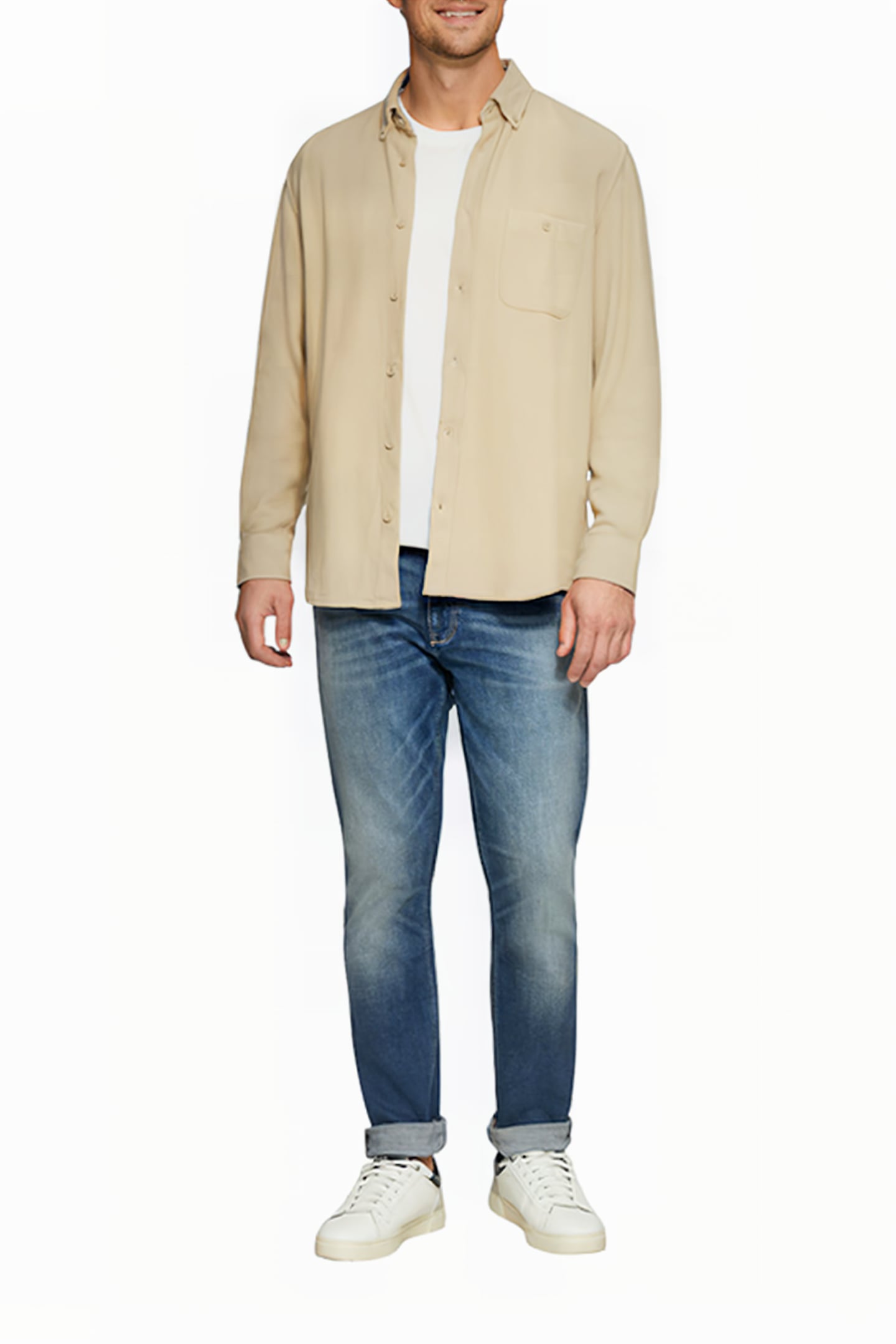 S.OLIVER SHIRT BEIGE 2