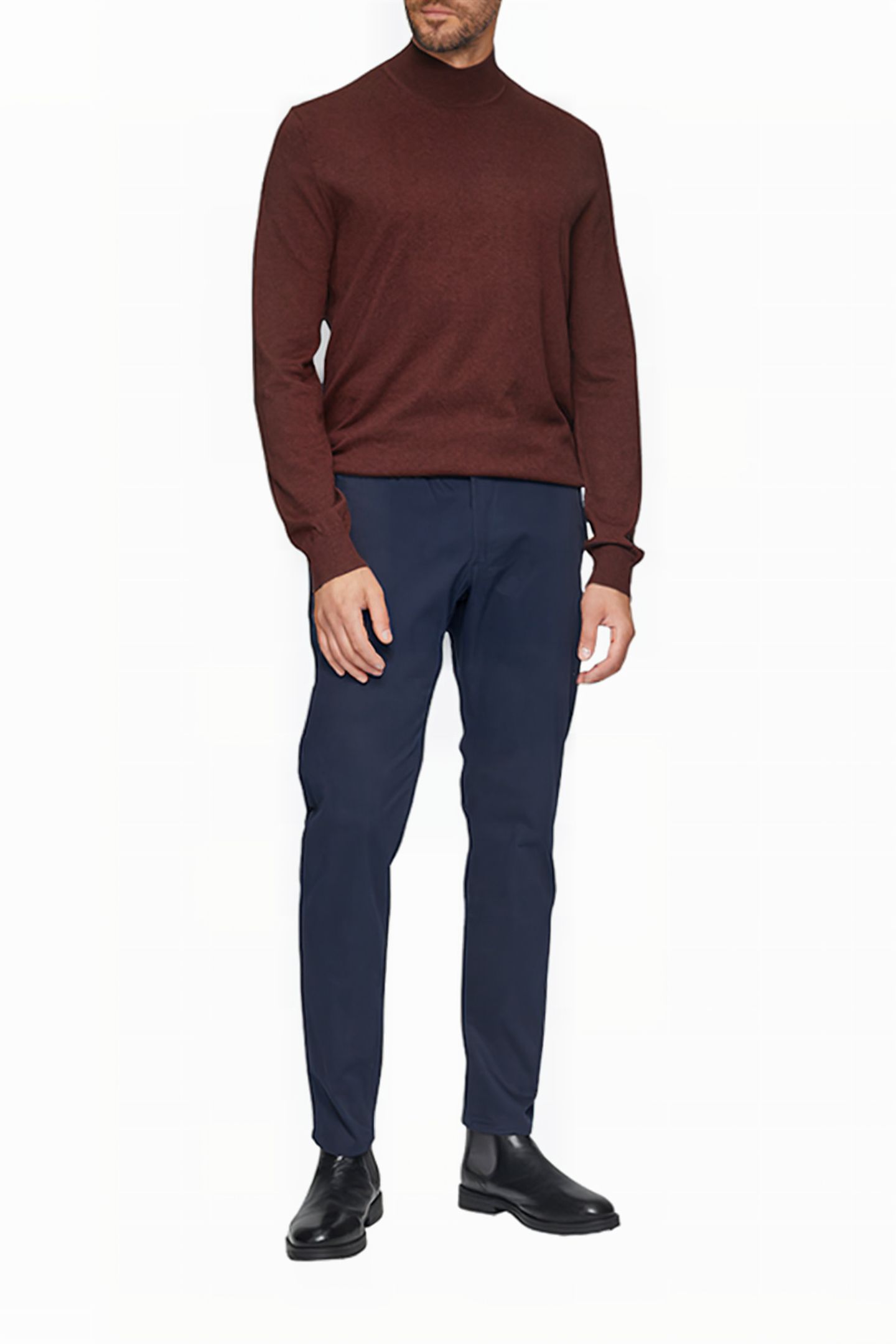 S.OLIVER PULLOVER BURGUNDY 2