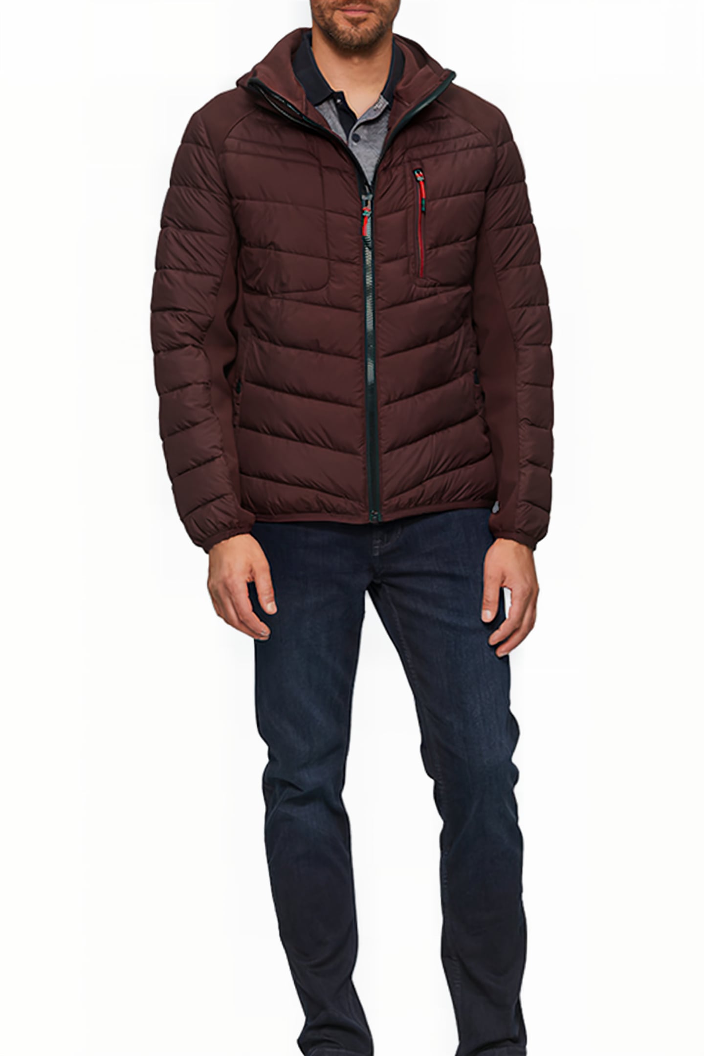 S.OLIVER JACKET OUTDOOR BURGUNDY 1