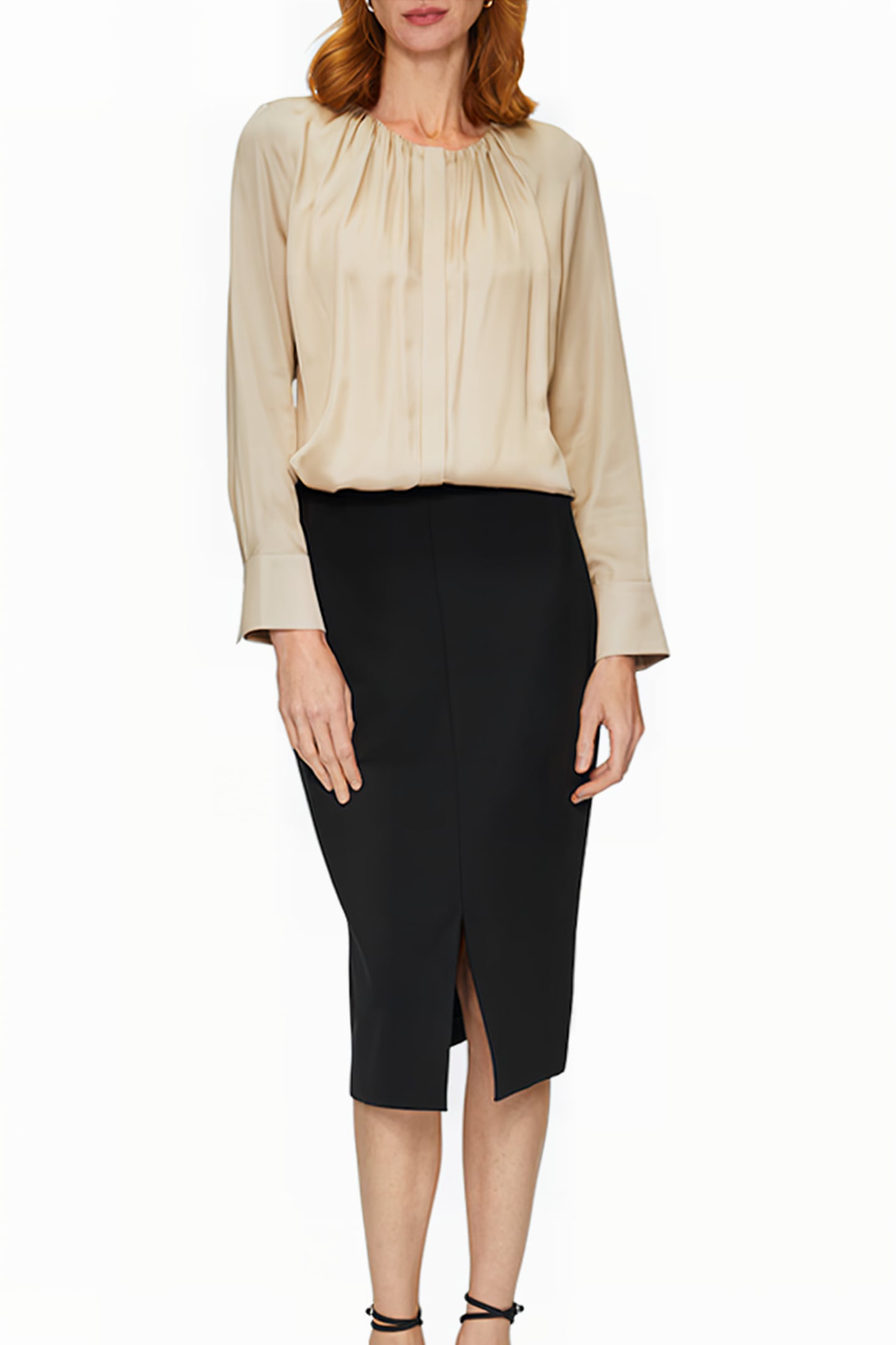 S.OLIVER BLOUSE BEIGE 1