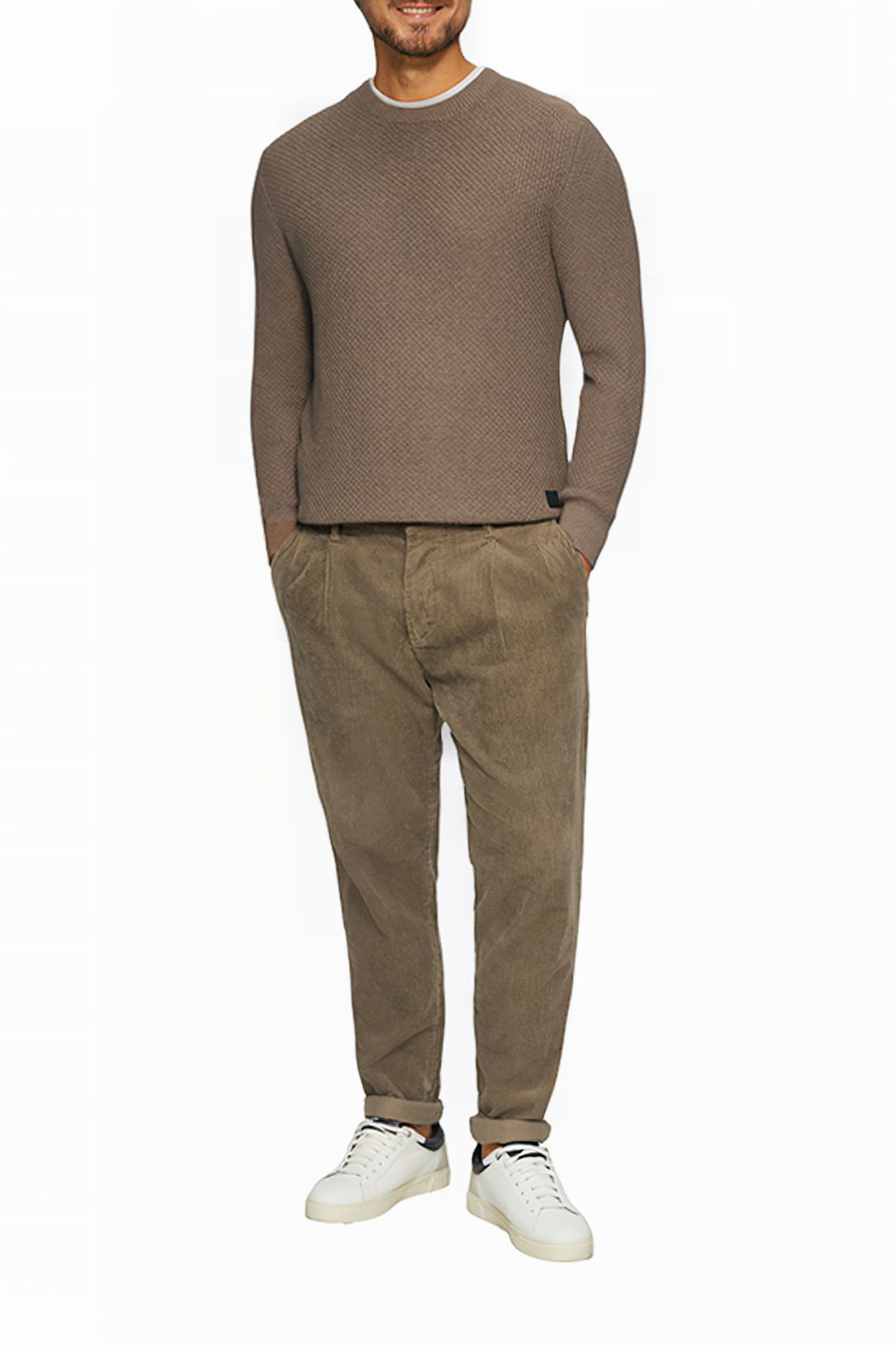 S.OLIVER PULLOVER BROWN 2