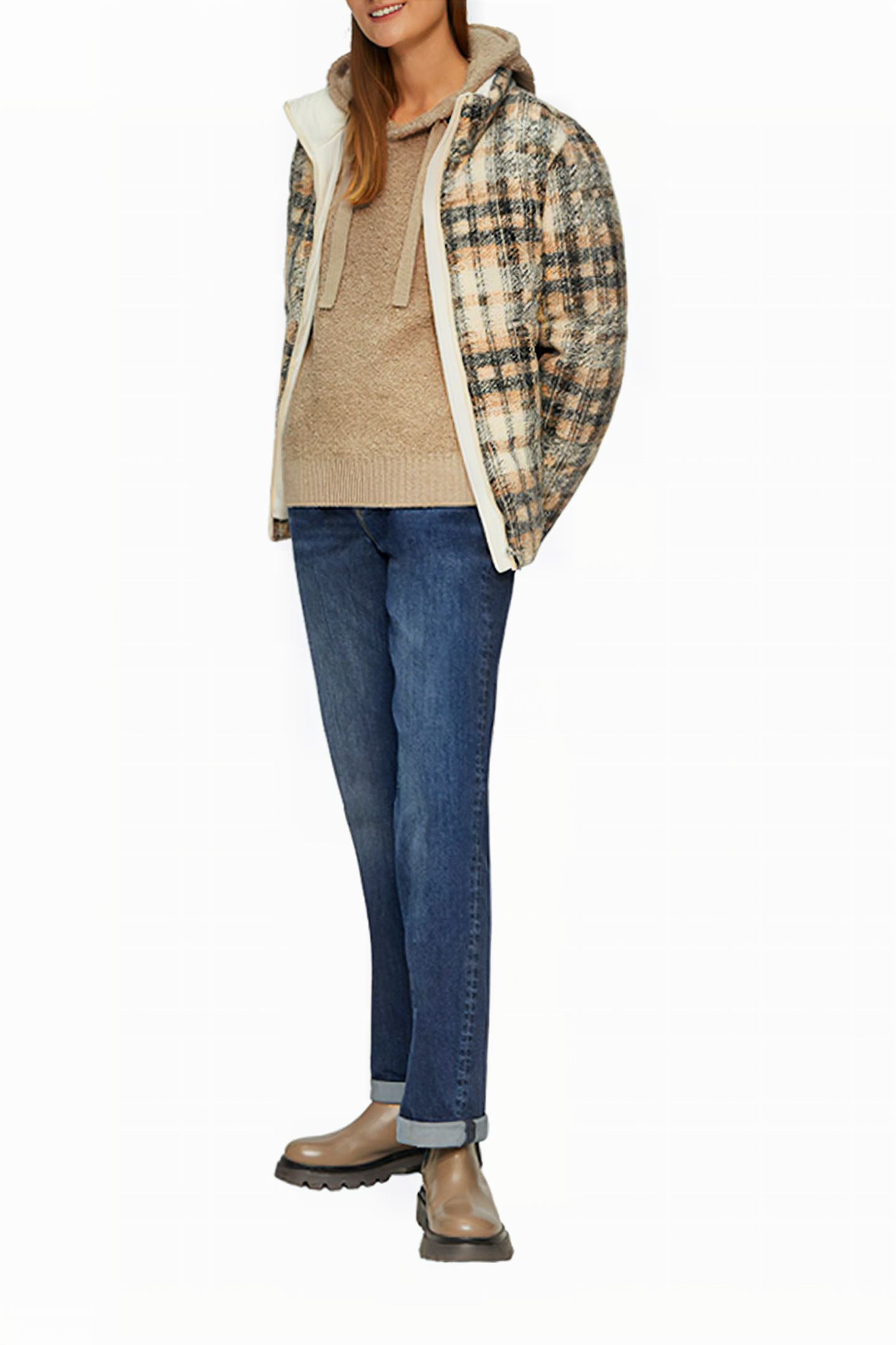 S.OLIVER PULLOVER BROWN BEIGE 4