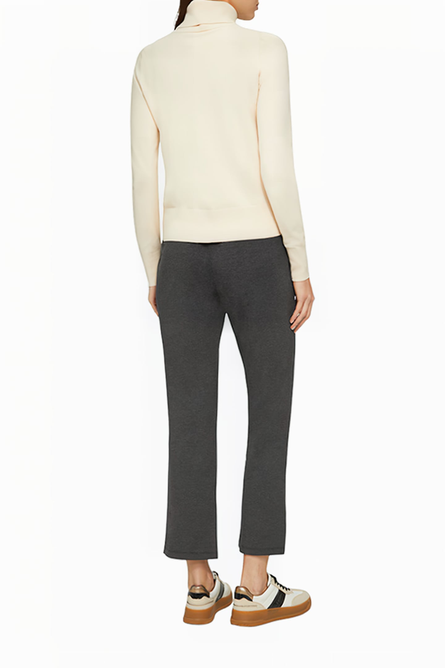 S.OLIVER PANT GREY/BLACK 3
