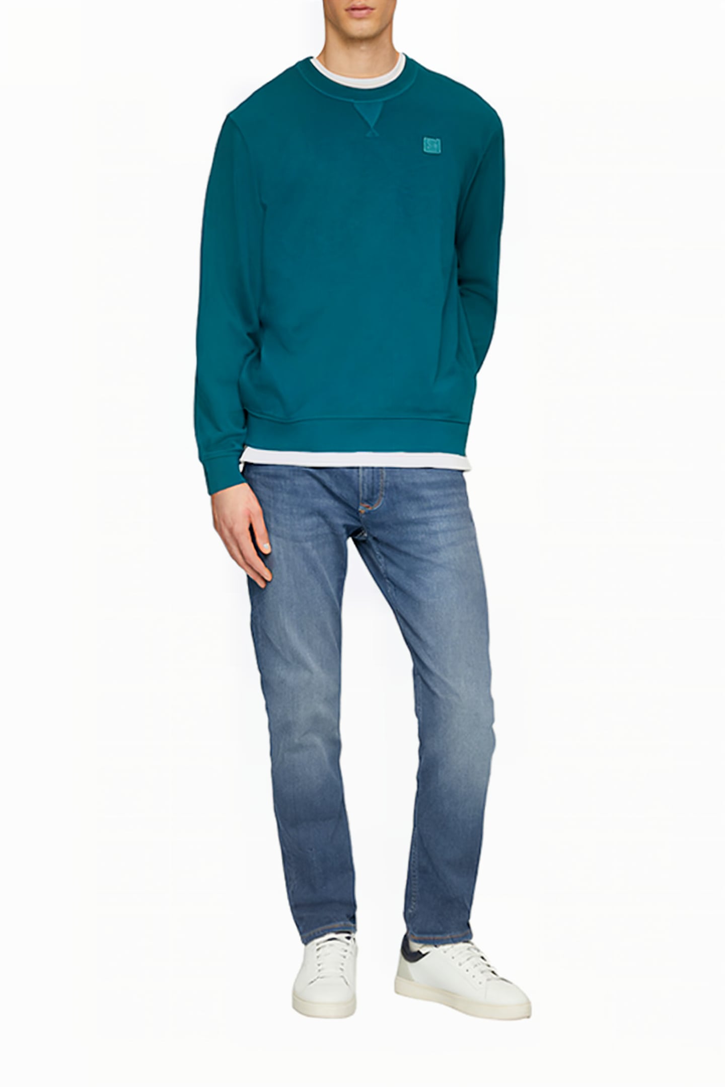 S.OLIVER SWEATSHIRT PETROL 2