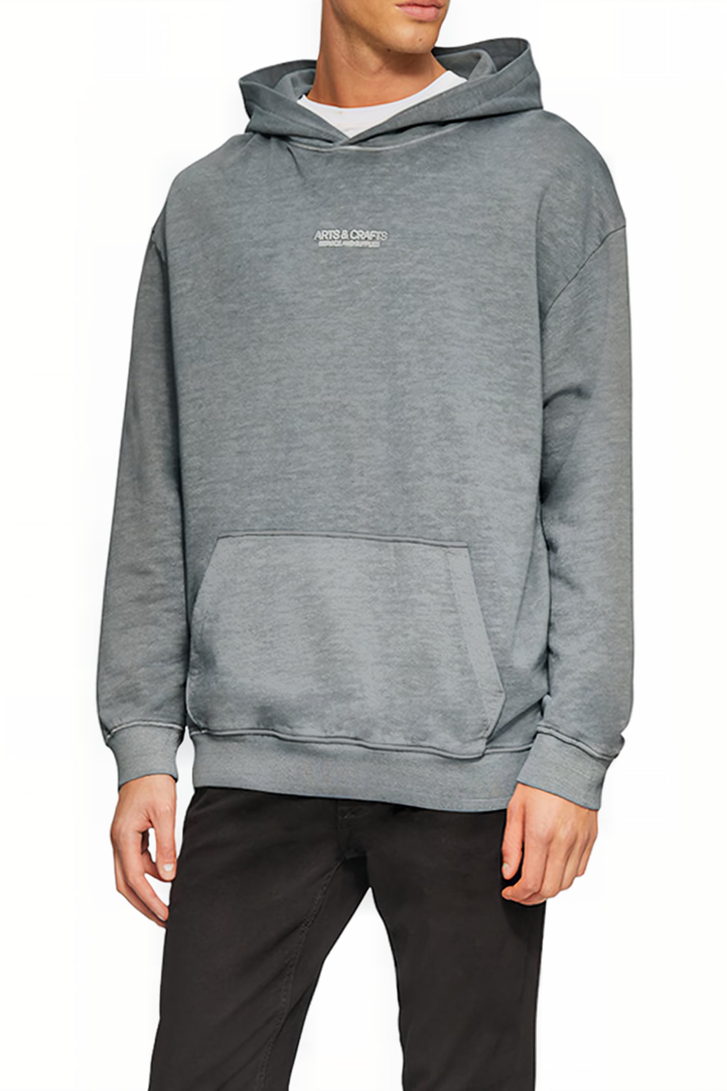 S.OLIVER SWEATSHIRT GREY/BLACK 1