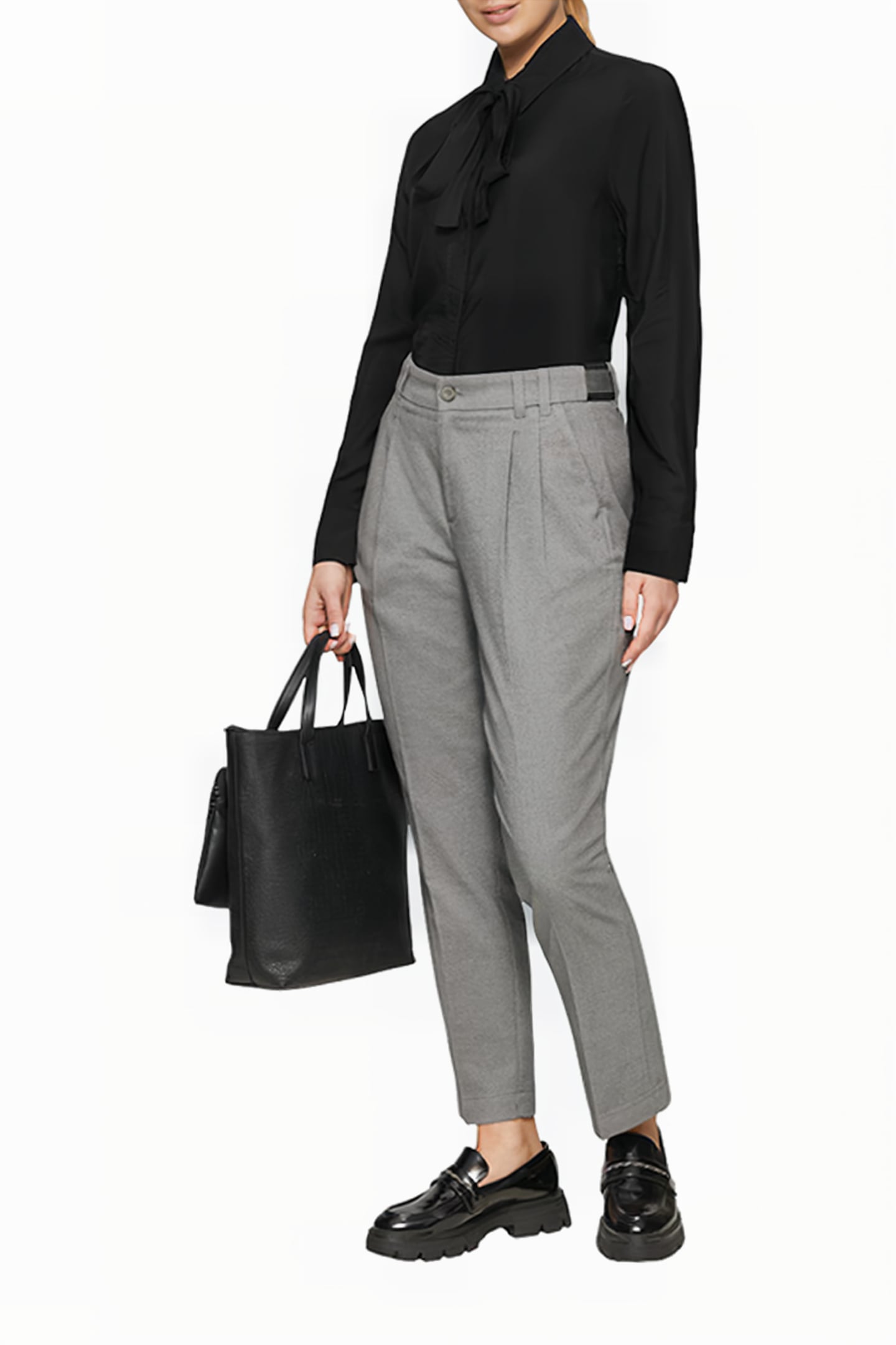 S.OLIVER BLUSEN BLACK 2