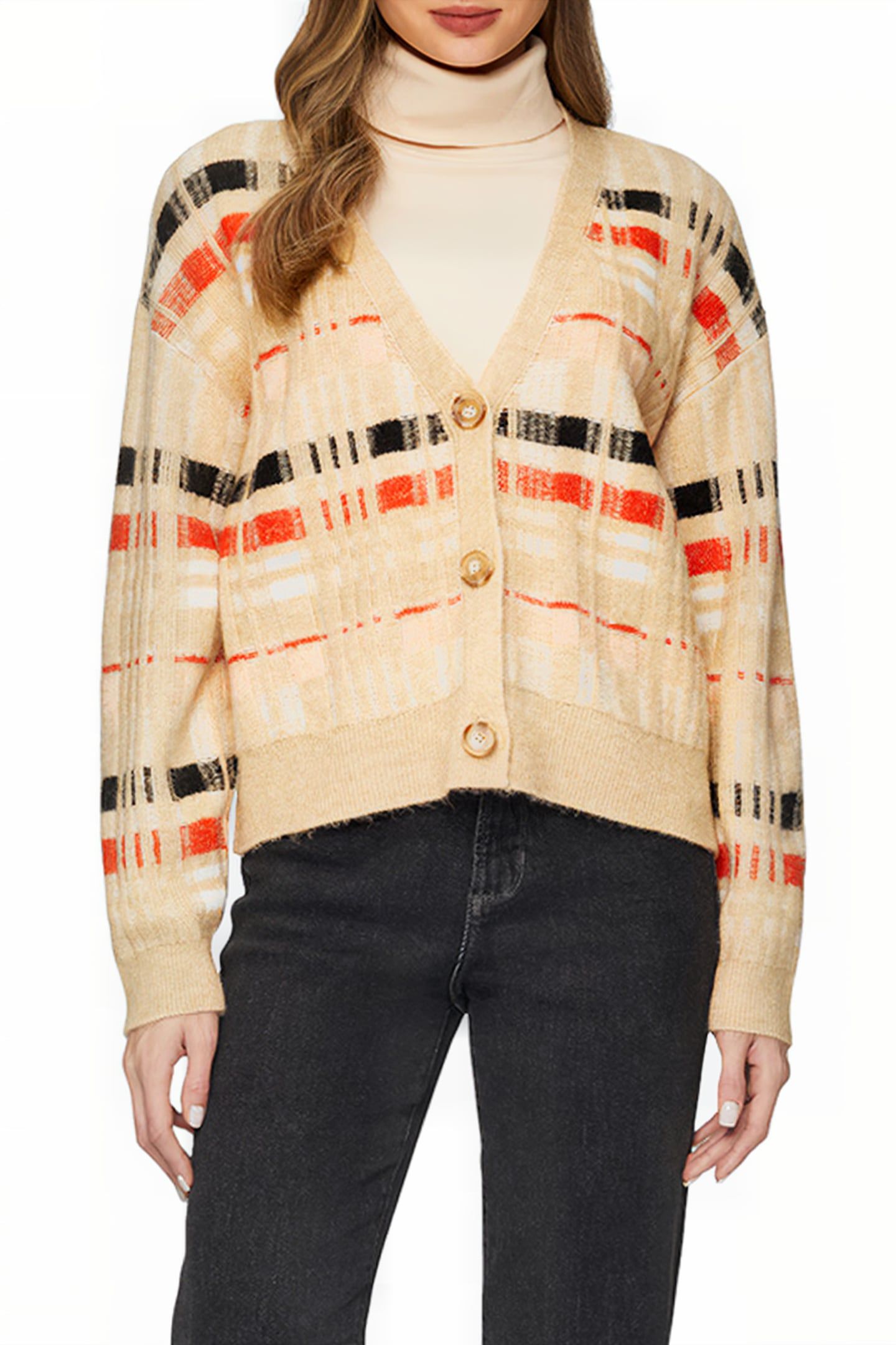 S.OLIVER CARDIGAN ORANGE 1
