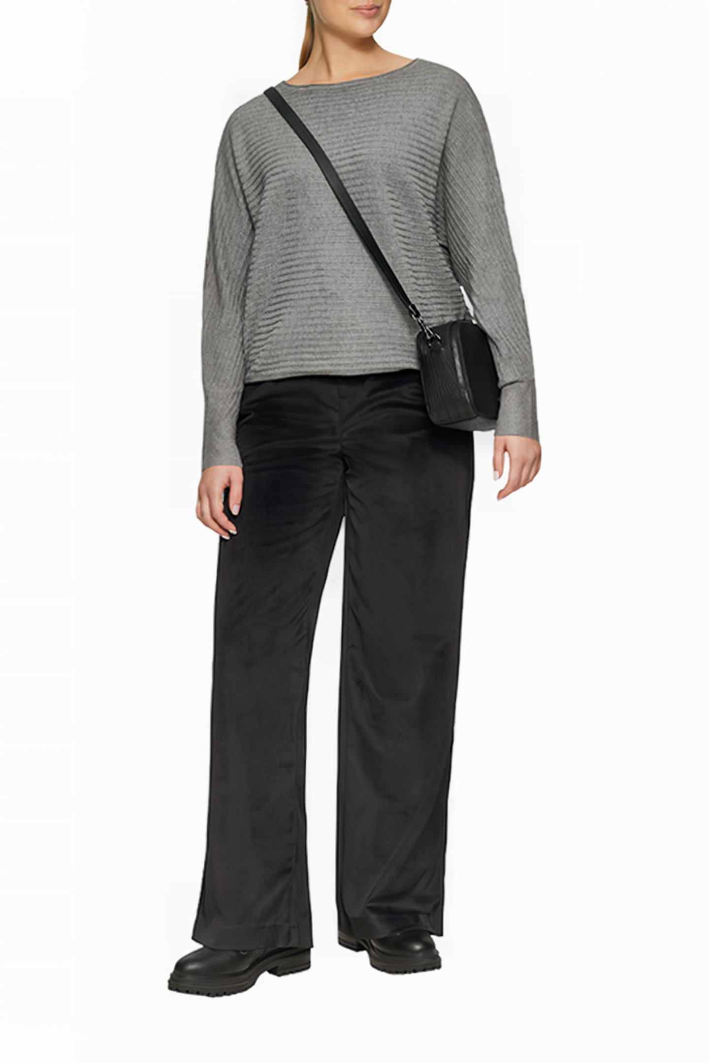 S.OLIVER STRICKWAREN GREY/BLACK 4