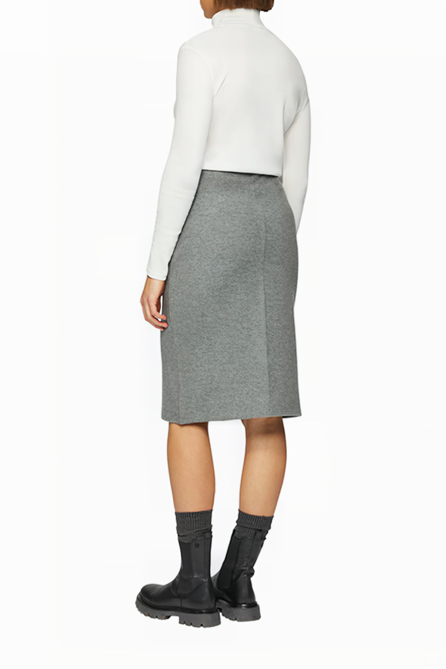S.OLIVER SKIRT GREY/BLACK 3