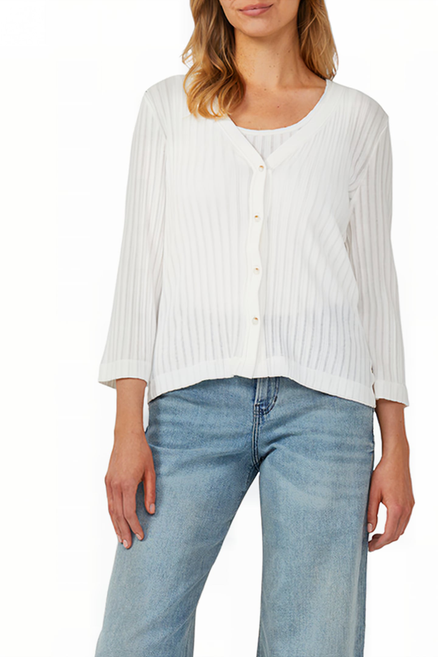 S.OLIVER T-SHIRTS OFF WHITE 1