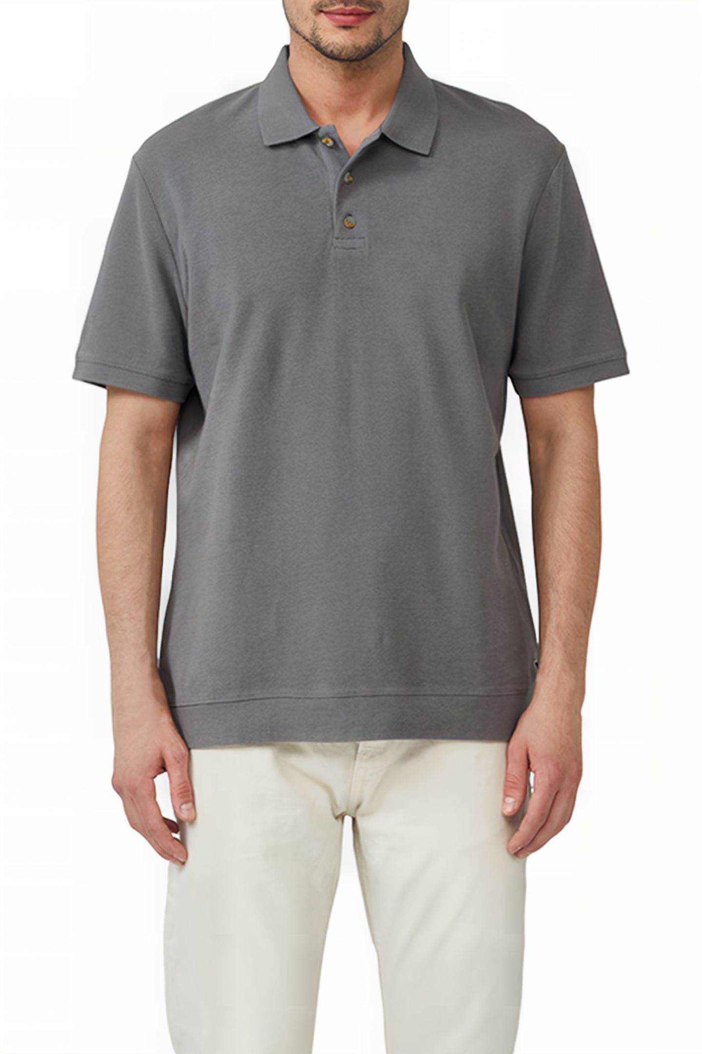 S.OLIVER POLOSHIRTS GREY/BLACK 1