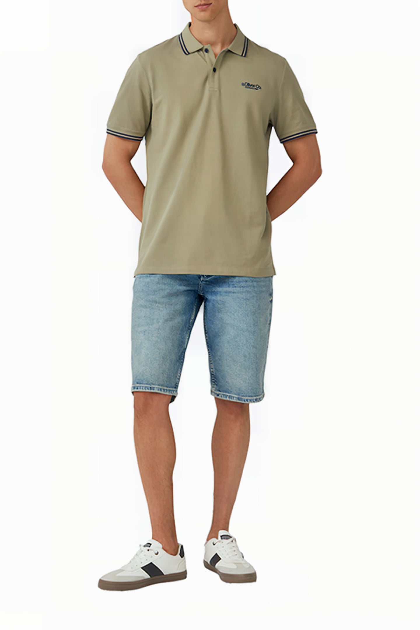 S.OLIVER POLOSHIRTS GREEN OLIVE 2