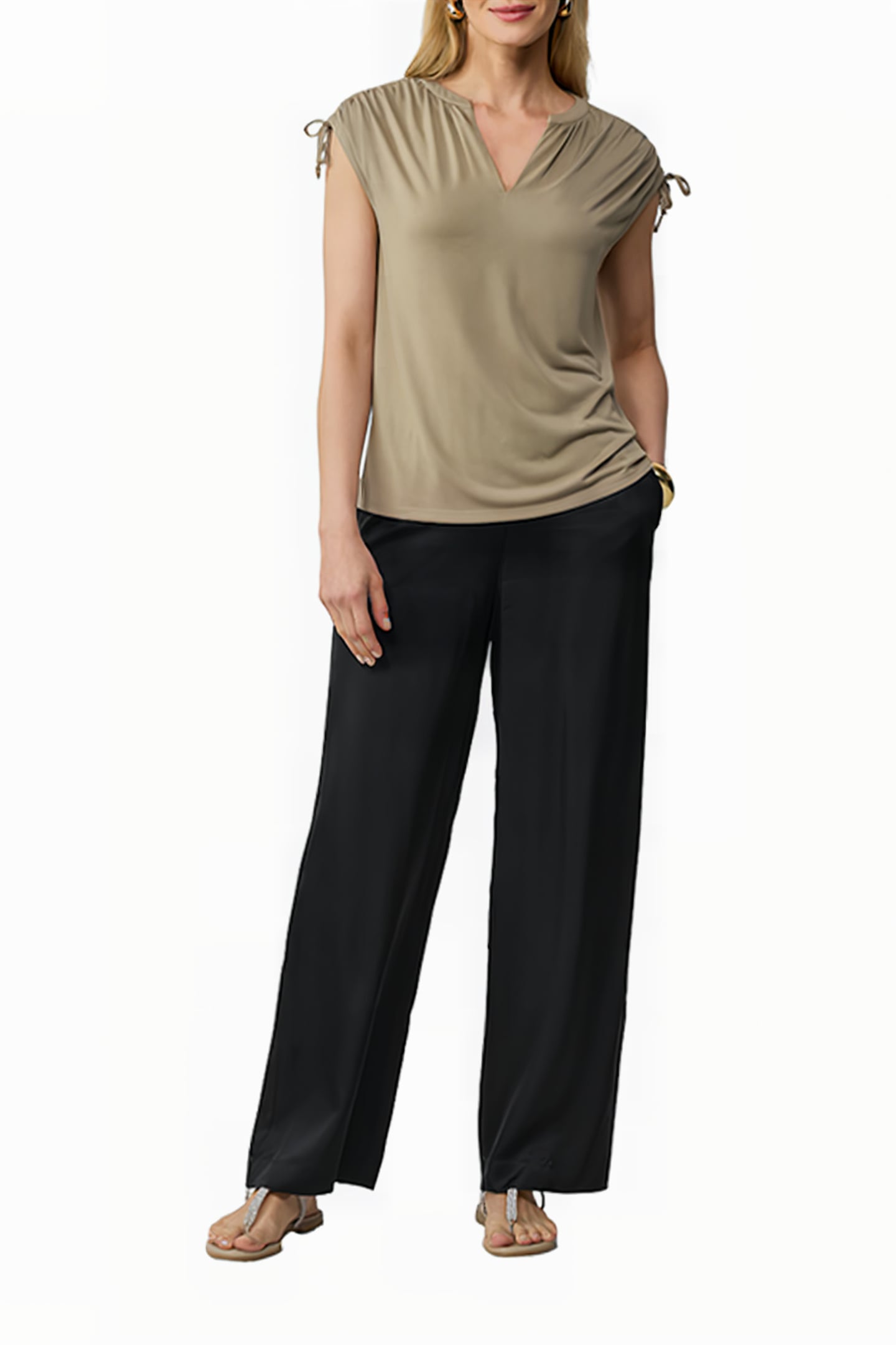 S.OLIVER T-SHIRTS BROWN 2