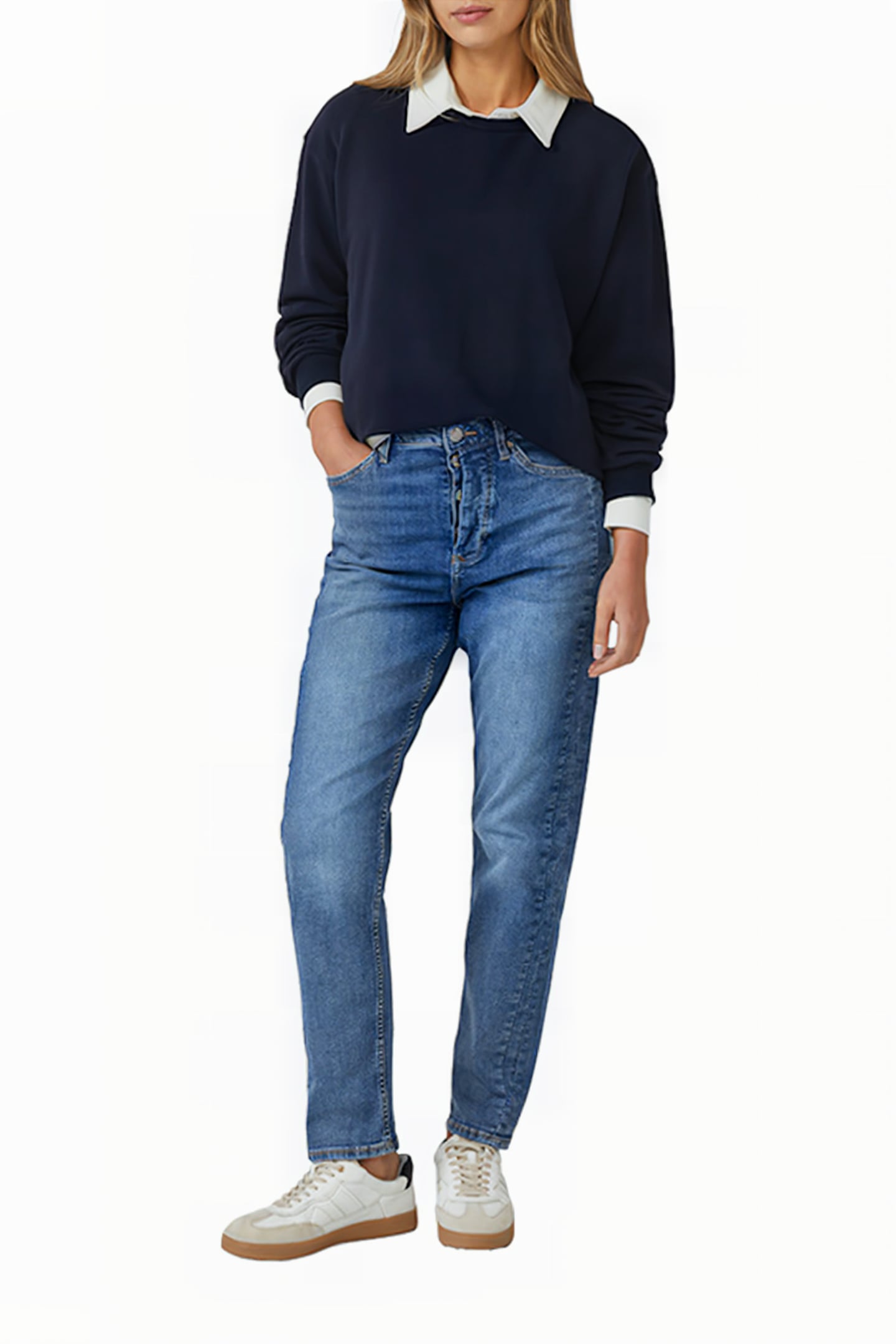 S.OLIVER SWEATSHIRT MARINE BLUE 2