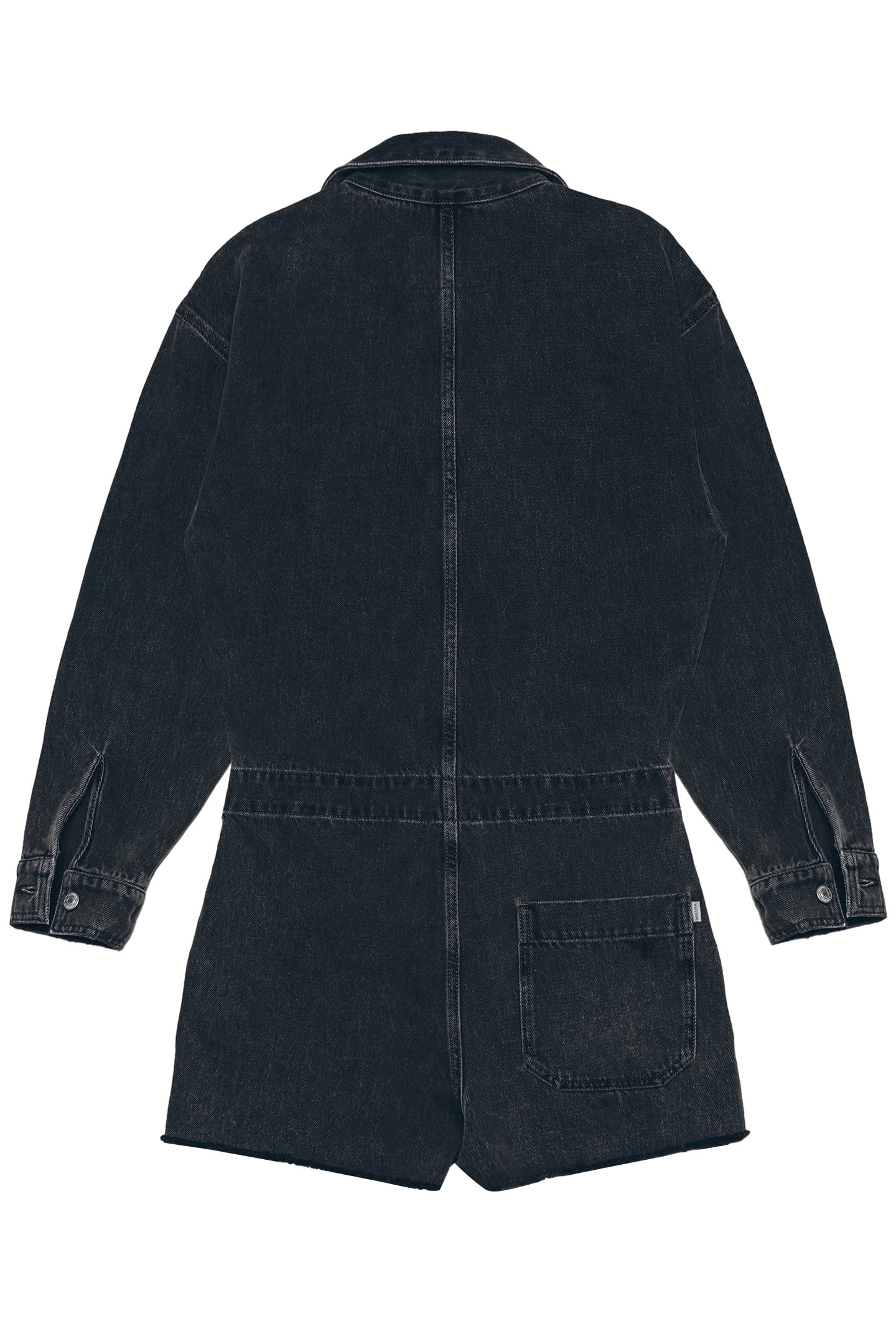 THE BLACK SHORT DENIM JUMPSUIT 3