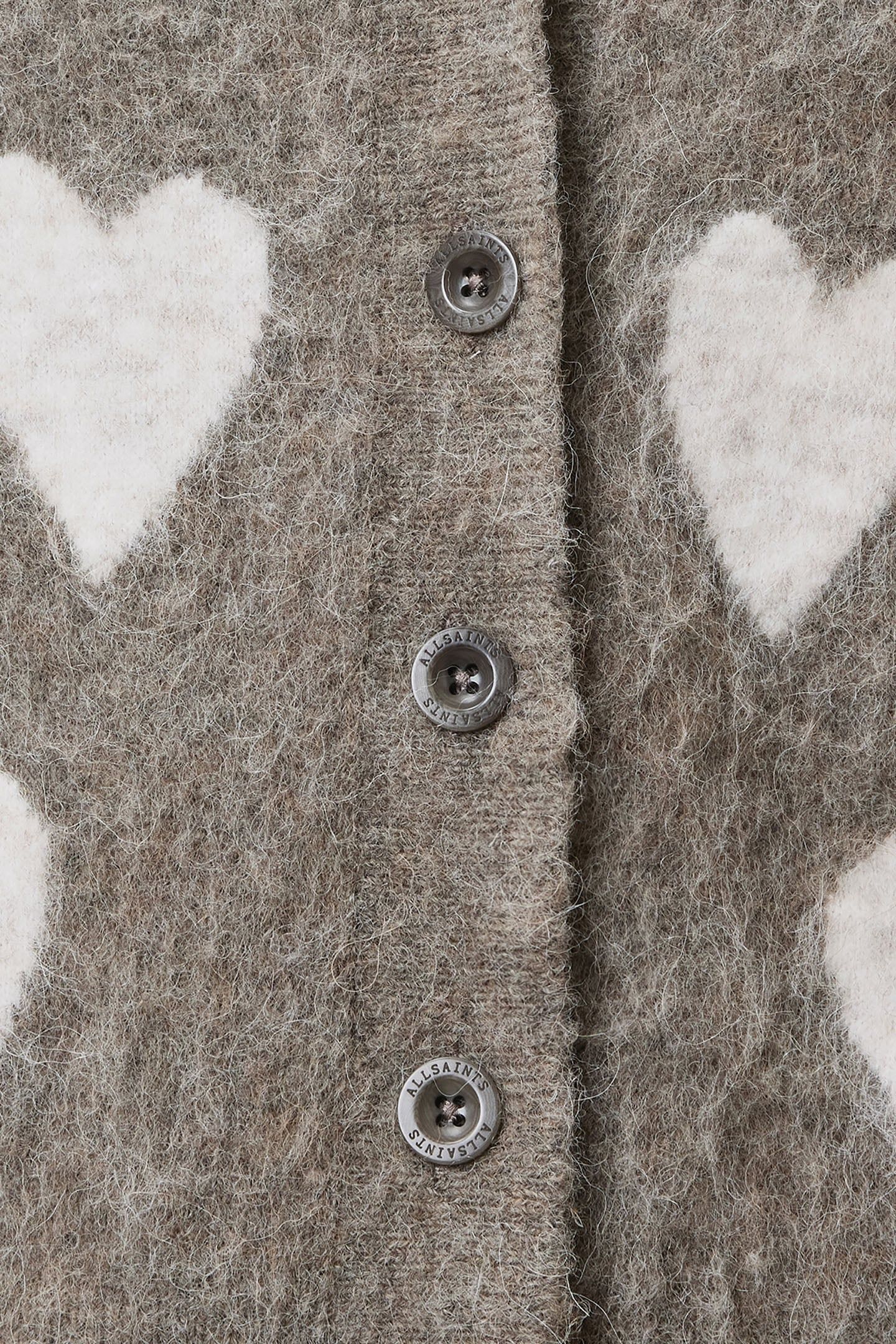 AMORA CARDIGAN WALNUT BROWN/GREY 7